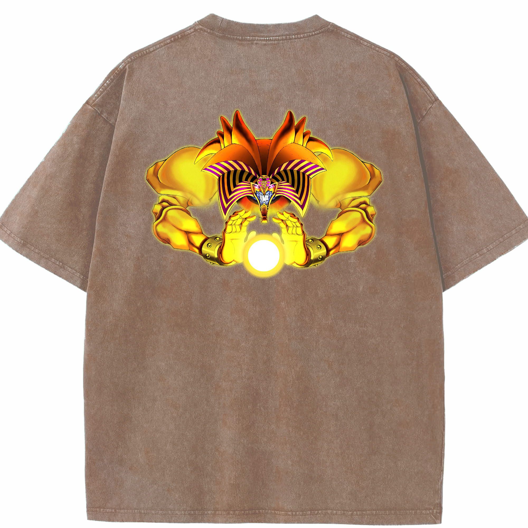 （画像用） 遊☆戯☆王 Yu-Gi-Oh! 綿100% ヴィンテージ風 半袖Tシャツ（背面プリント）