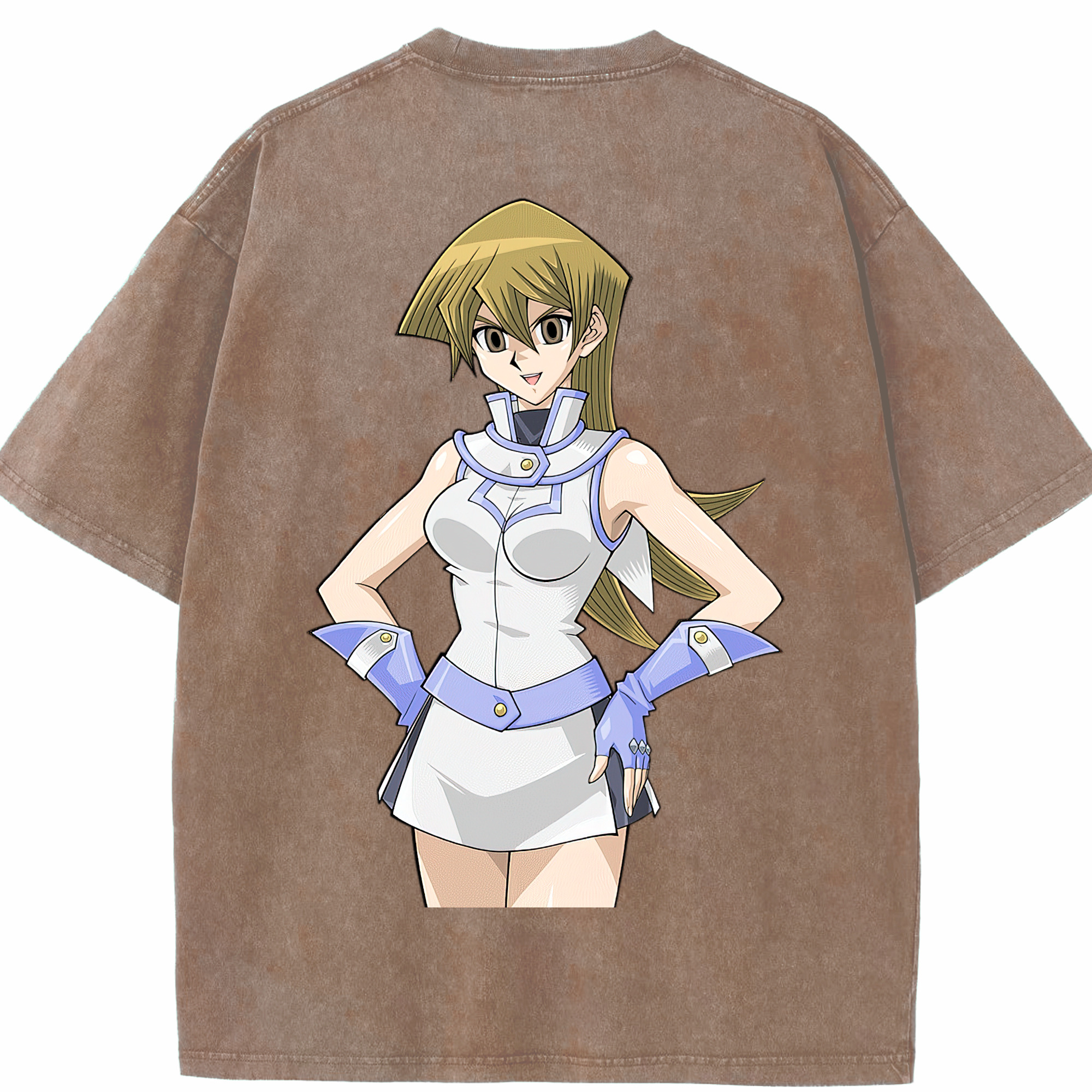 （画像用） 遊☆戯☆王 Yu-Gi-Oh! 綿100% ヴィンテージ風 半袖Tシャツ（背面プリント）