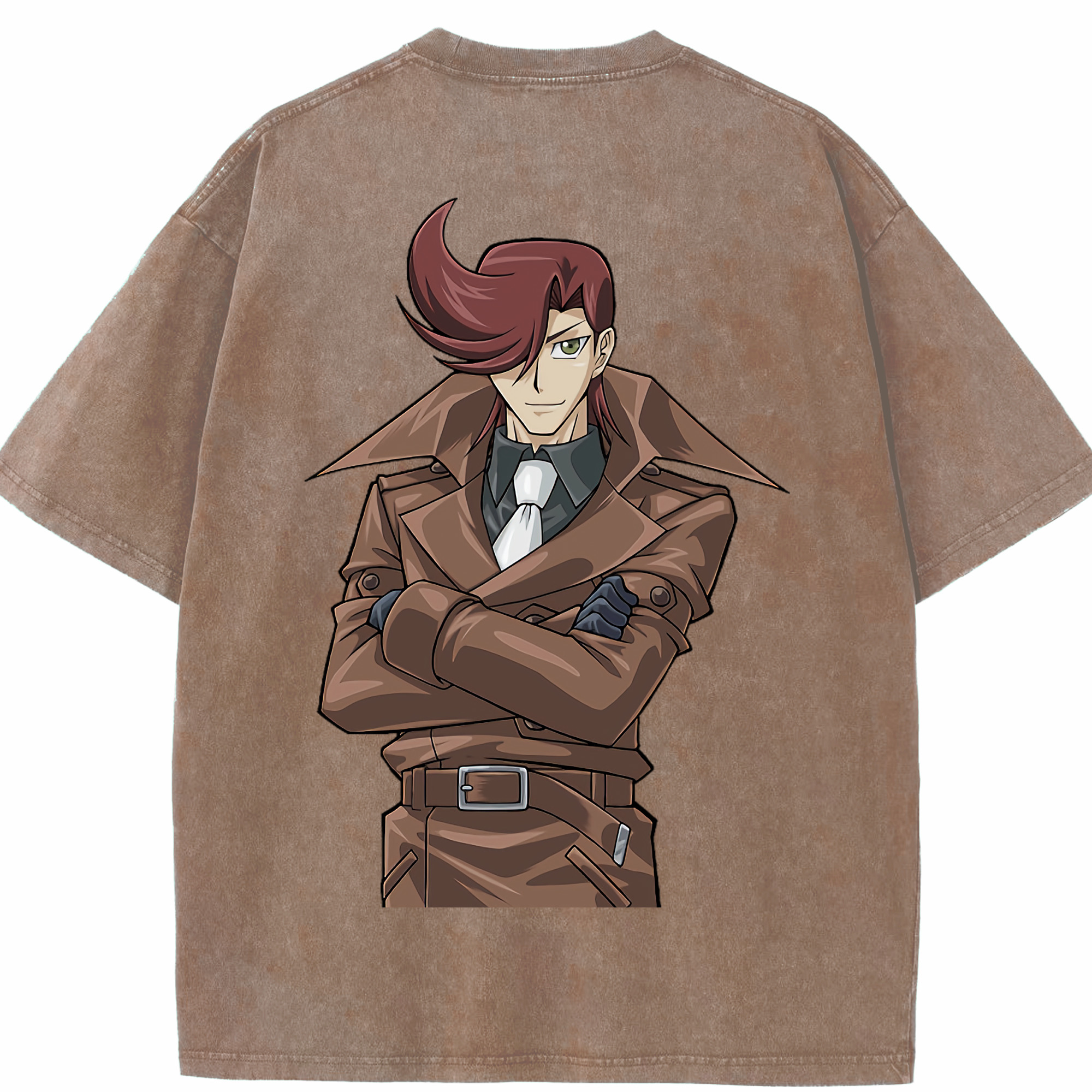 （画像用） 遊☆戯☆王 Yu-Gi-Oh! 綿100% ヴィンテージ風 半袖Tシャツ（背面プリント）