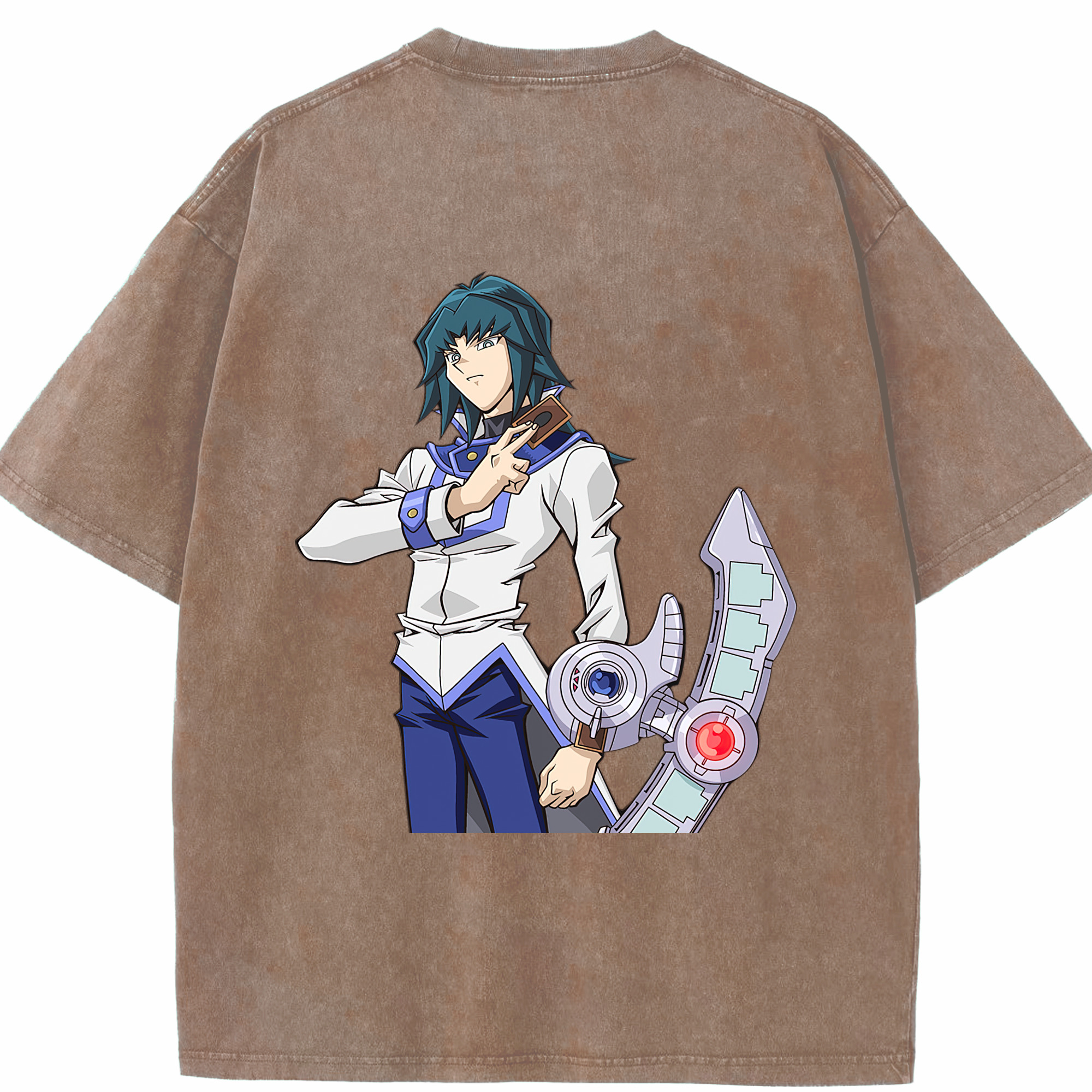 （画像用） 遊☆戯☆王 Yu-Gi-Oh! 綿100% ヴィンテージ風 半袖Tシャツ（背面プリント）