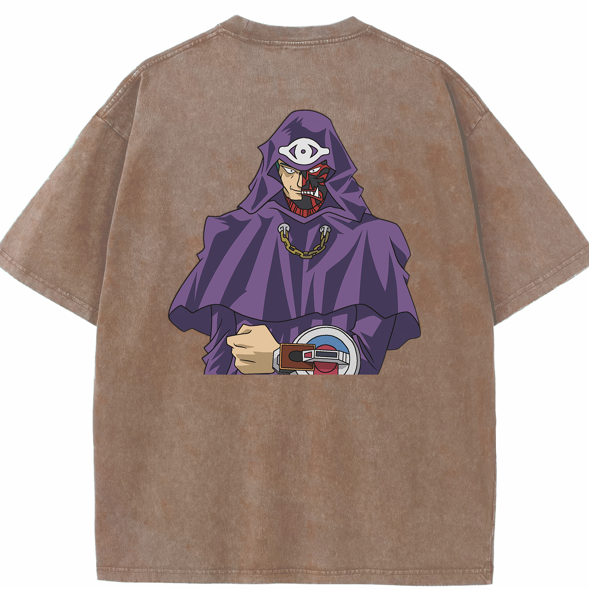 （画像用） 遊☆戯☆王 Yu-Gi-Oh! 綿100% ヴィンテージ風 半袖Tシャツ（背面プリント）