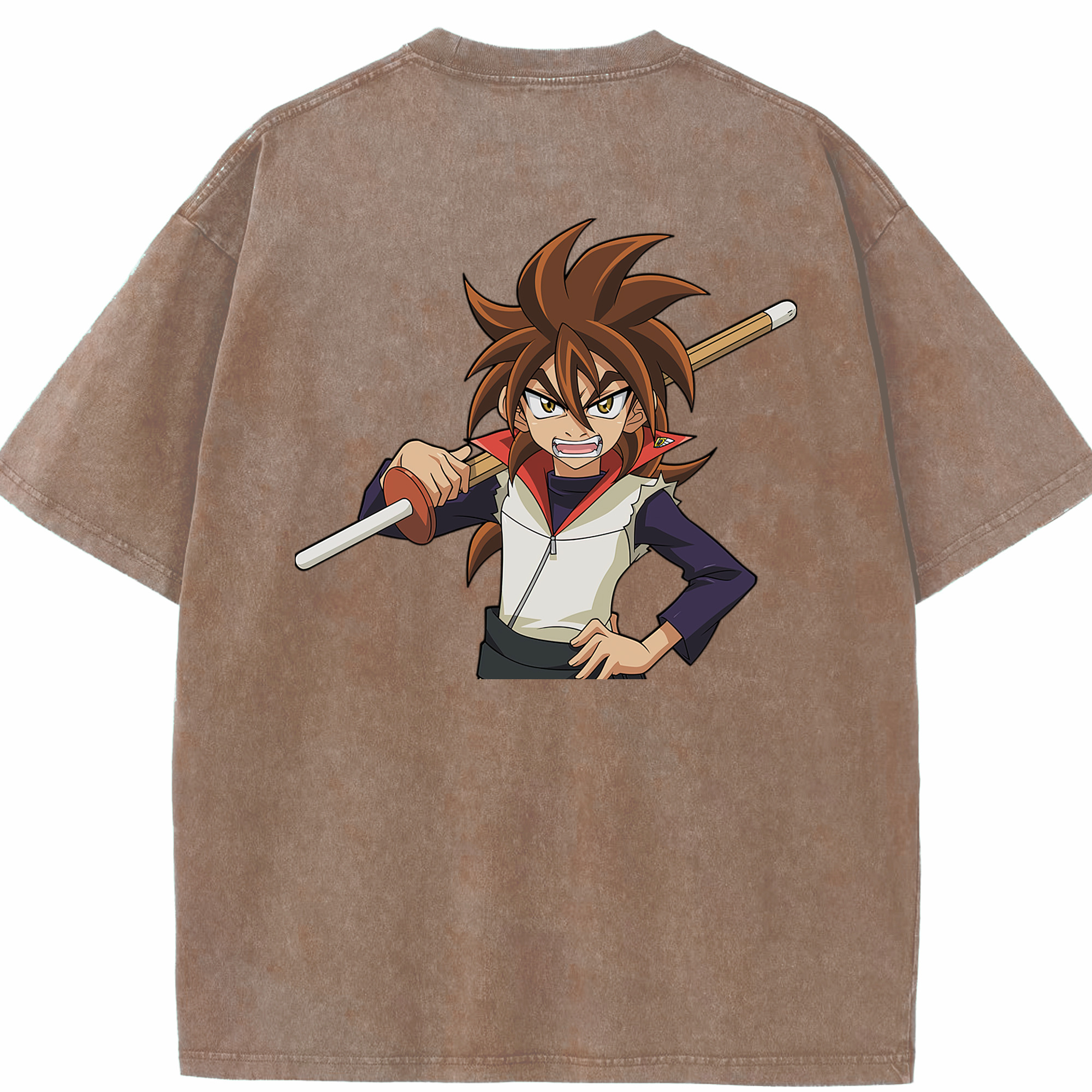 （画像用） 遊☆戯☆王 Yu-Gi-Oh! 綿100% ヴィンテージ風 半袖Tシャツ（背面プリント）