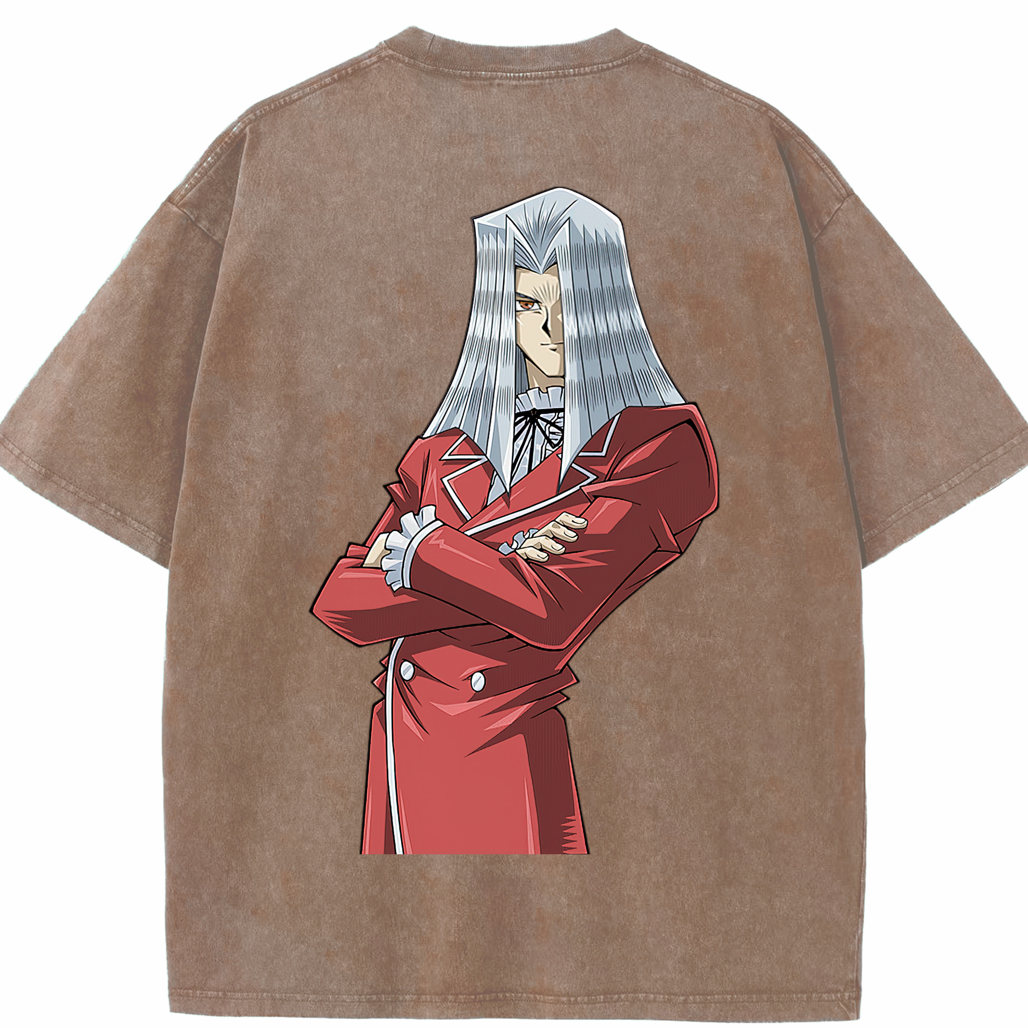 （画像用） 遊☆戯☆王 Yu-Gi-Oh! 綿100% ヴィンテージ風 半袖Tシャツ（背面プリント）