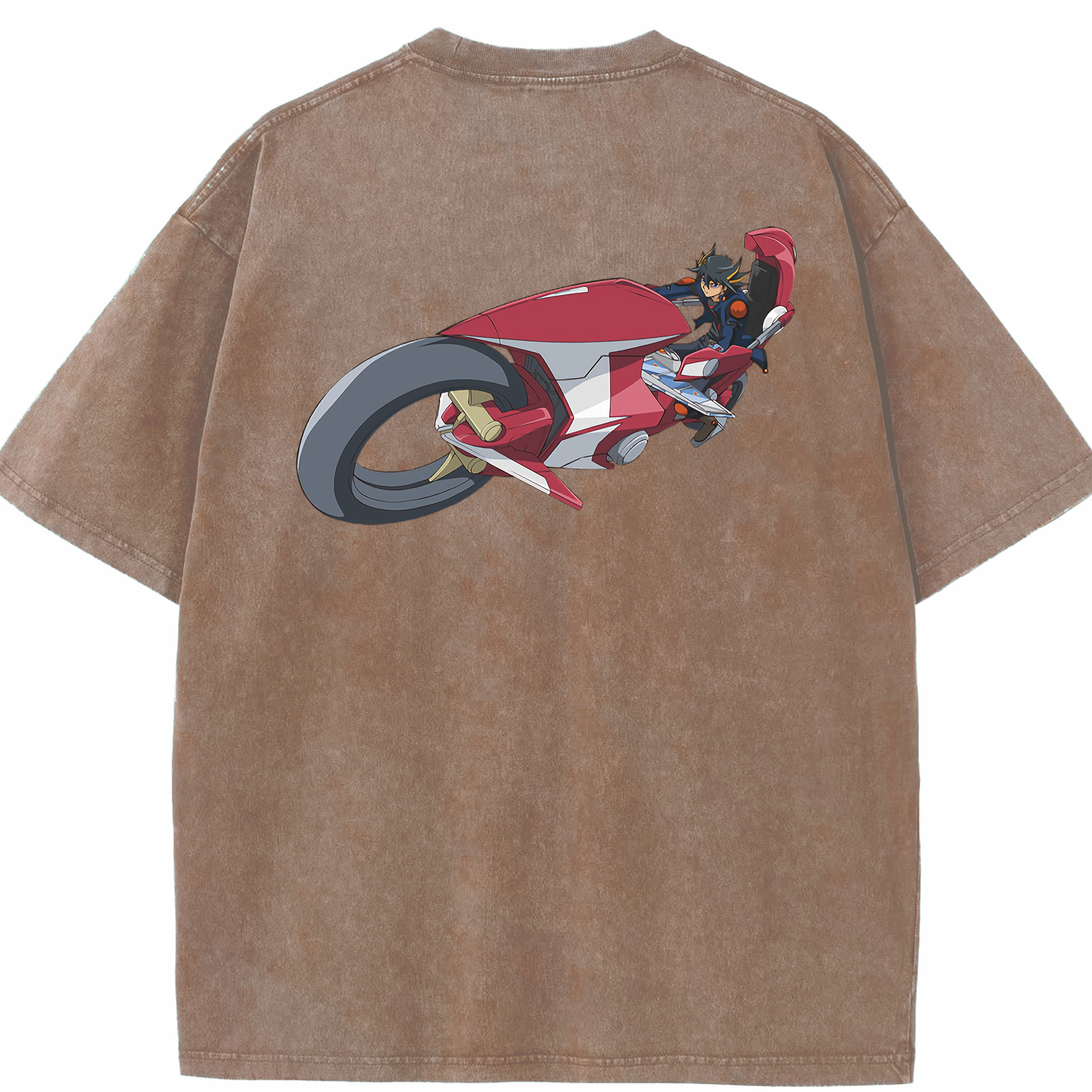 （画像用） 遊☆戯☆王 Yu-Gi-Oh! 綿100% ヴィンテージ風 半袖Tシャツ（背面プリント）