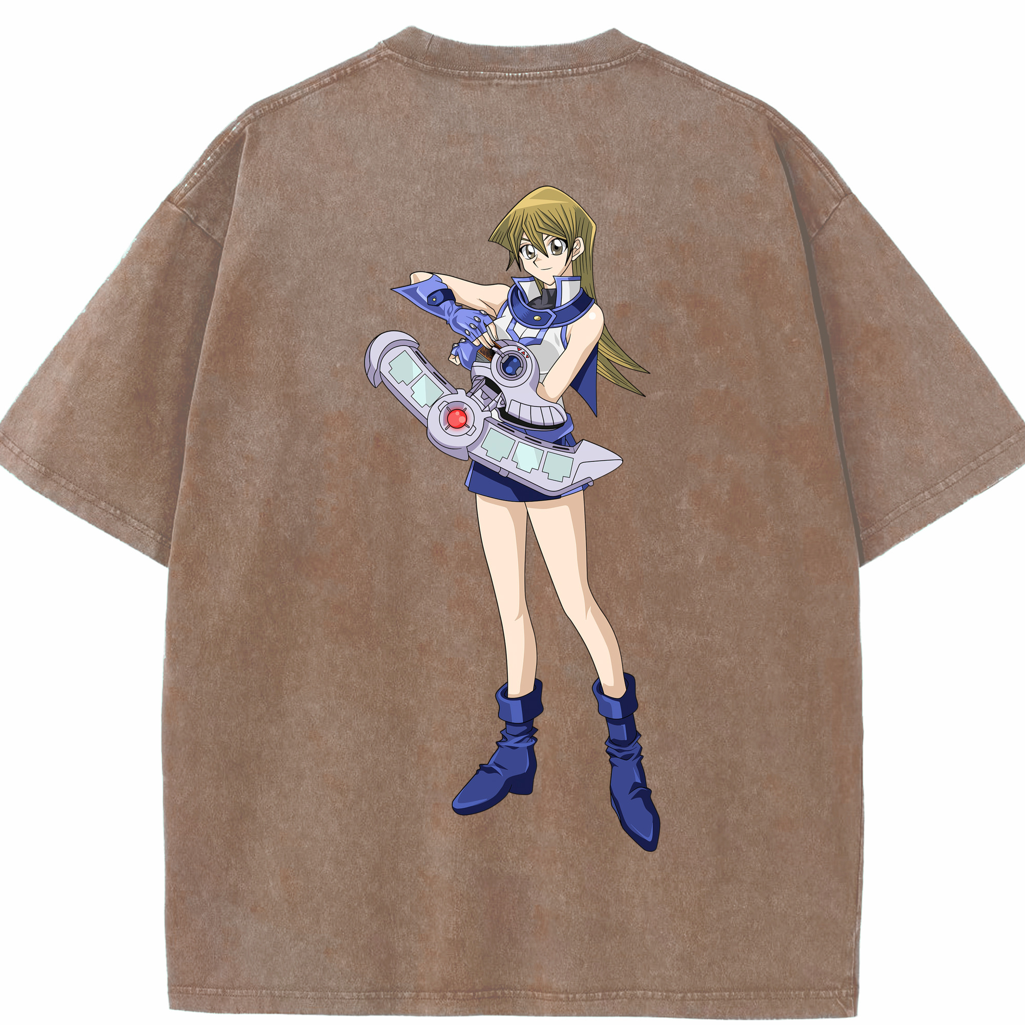（画像用） 遊☆戯☆王 Yu-Gi-Oh! 綿100% ヴィンテージ風 半袖Tシャツ（背面プリント）