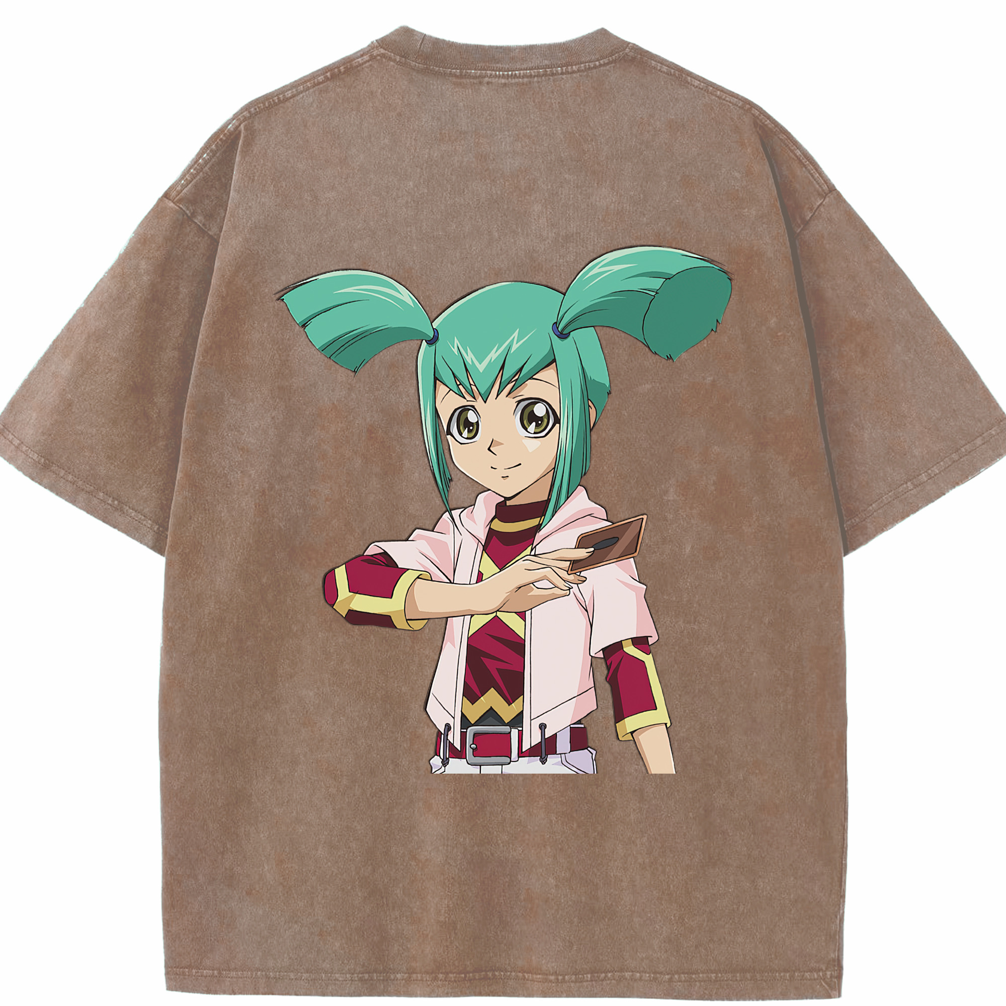 （画像用） 遊☆戯☆王 Yu-Gi-Oh! 綿100% ヴィンテージ風 半袖Tシャツ（背面プリント）