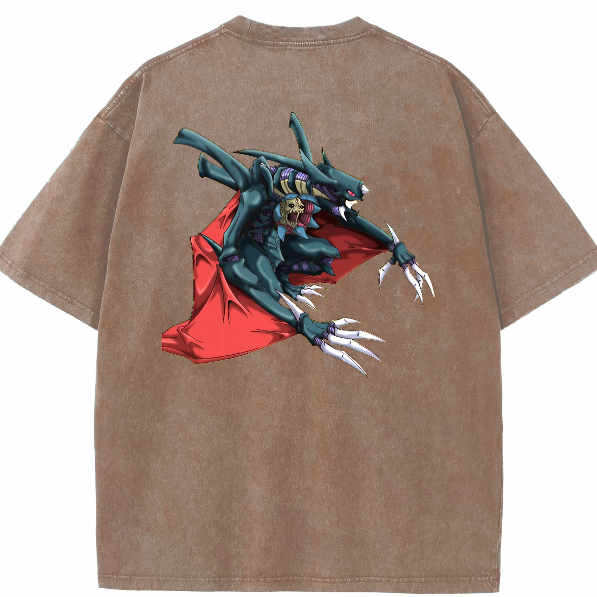 （画像用） 遊☆戯☆王 Yu-Gi-Oh! 綿100% ヴィンテージ風 半袖Tシャツ（背面プリント）