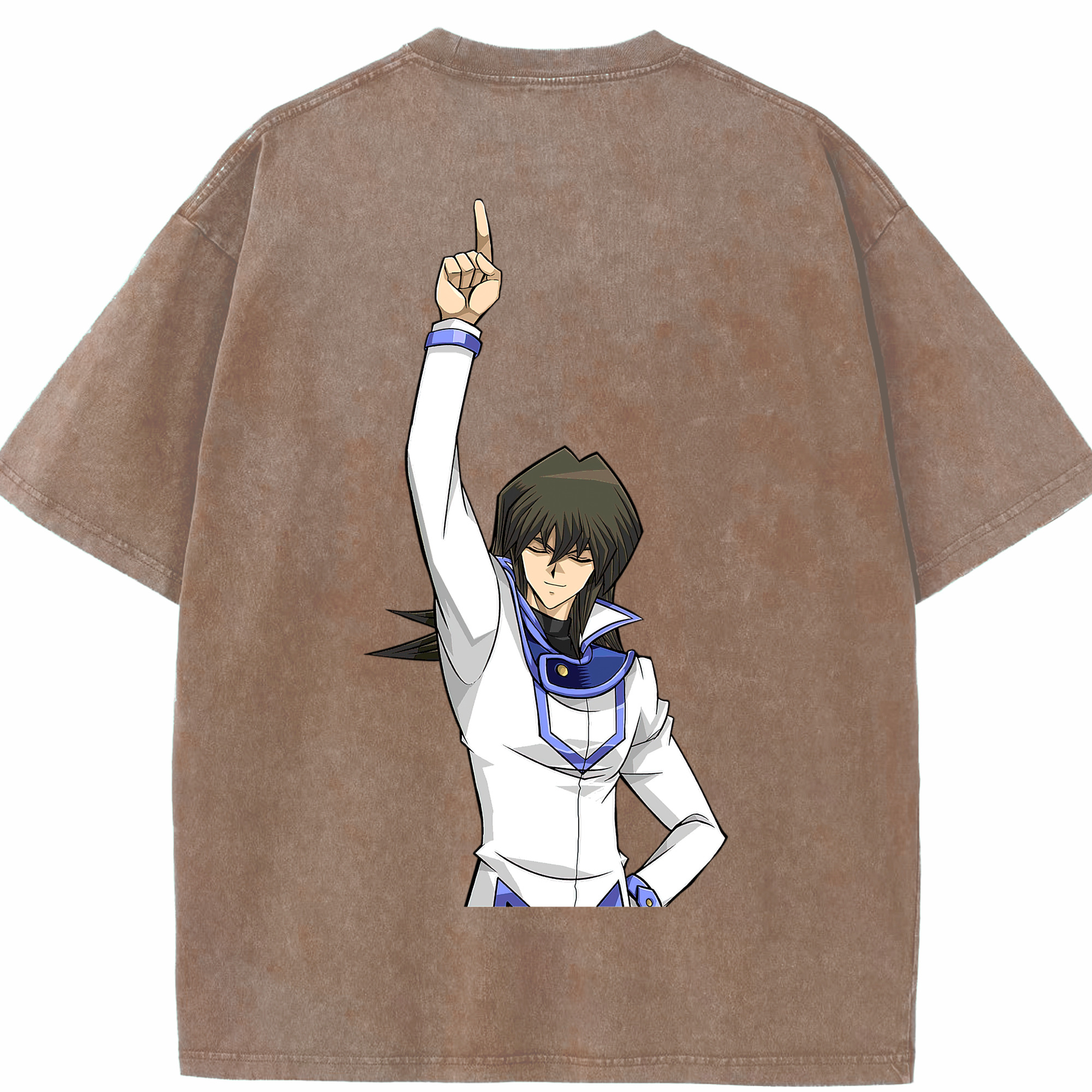 （画像用） 遊☆戯☆王 Yu-Gi-Oh! 綿100% ヴィンテージ風 半袖Tシャツ（背面プリント）
