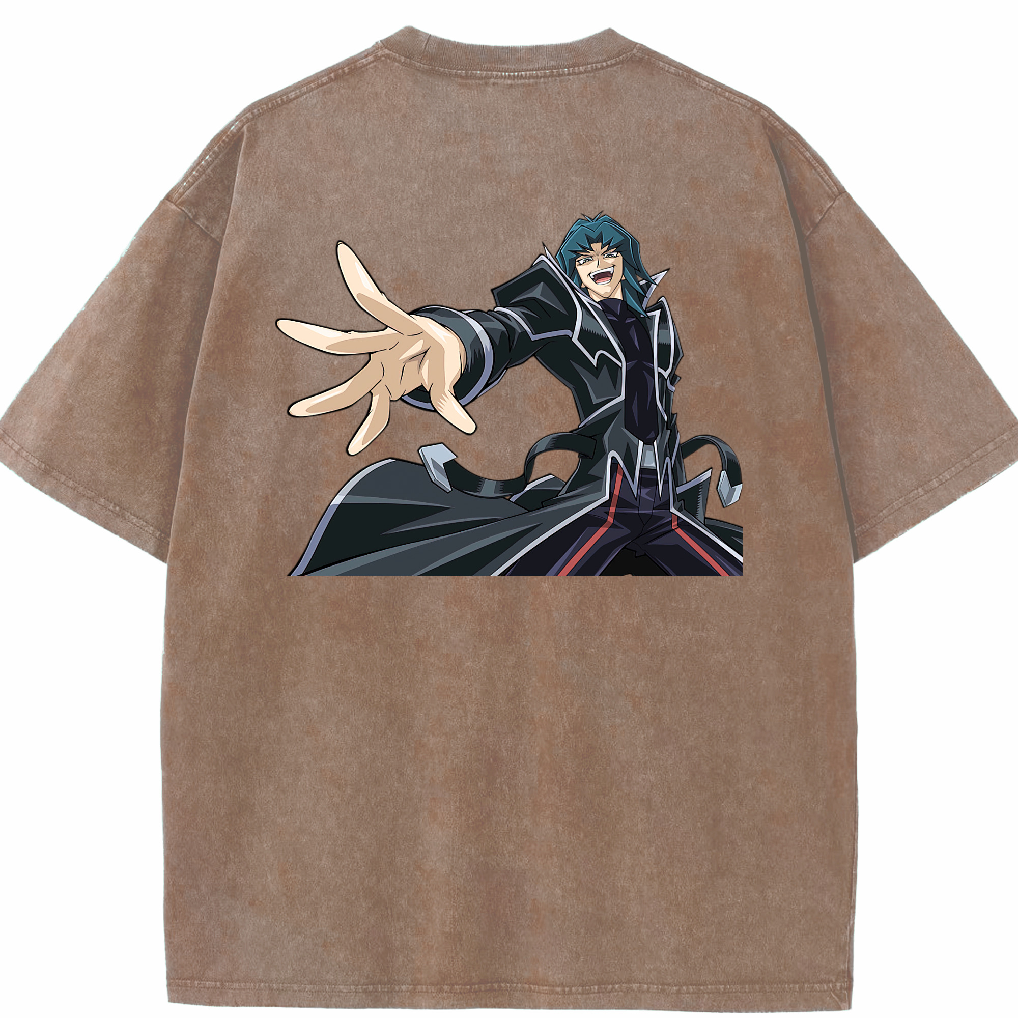 （画像用） 遊☆戯☆王 Yu-Gi-Oh! 綿100% ヴィンテージ風 半袖Tシャツ（背面プリント）