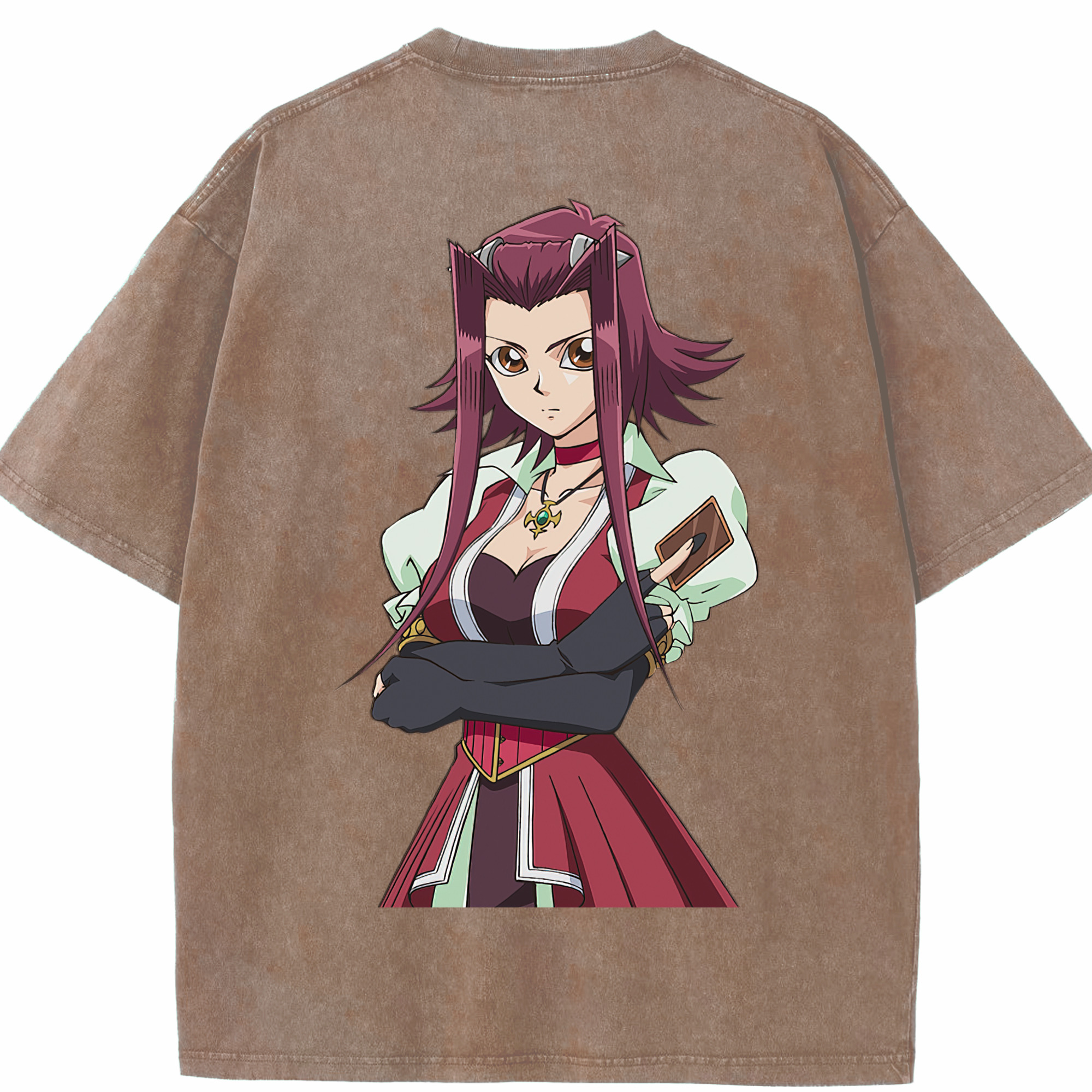 （画像用） 遊☆戯☆王 Yu-Gi-Oh! 綿100% ヴィンテージ風 半袖Tシャツ（背面プリント）