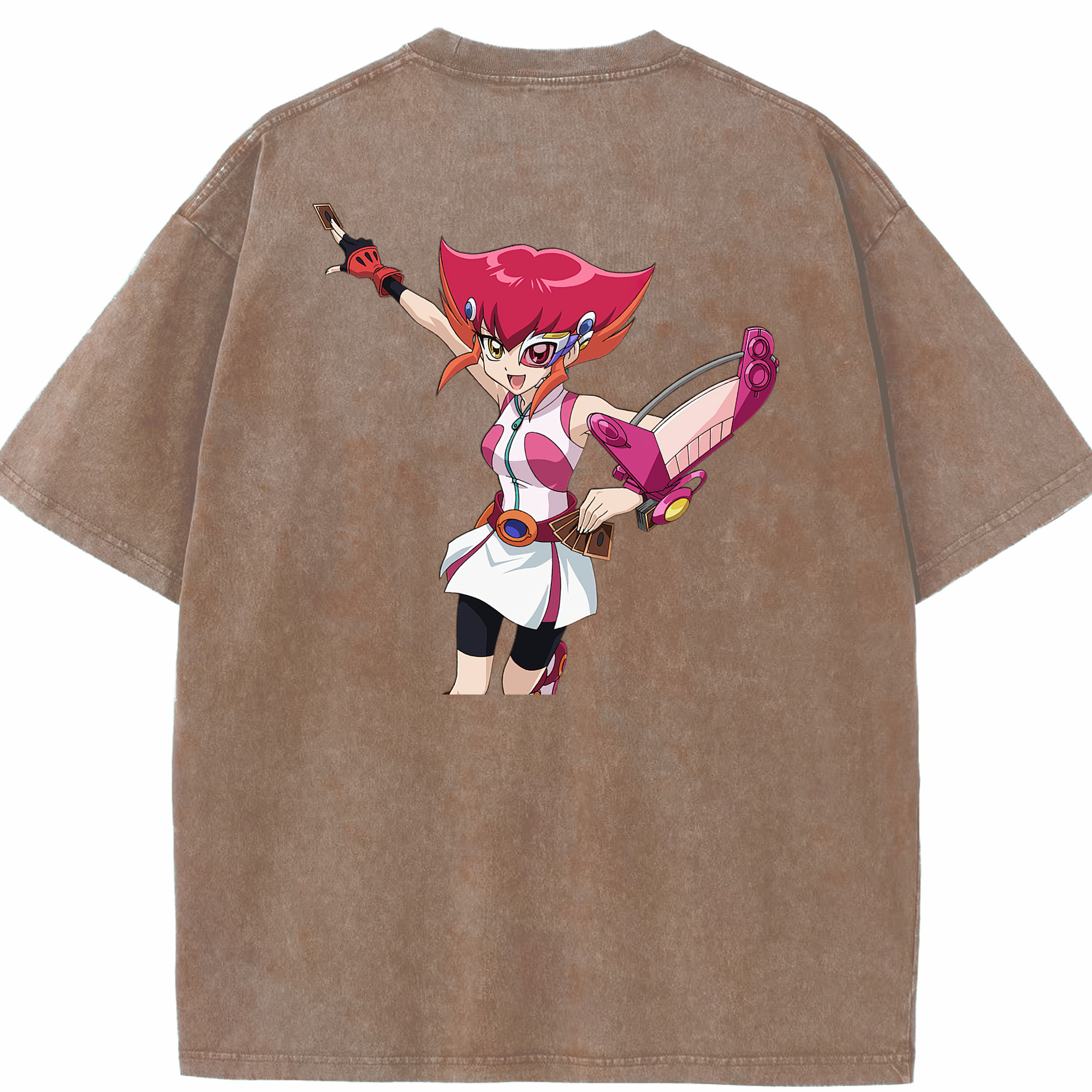 （画像用） 遊☆戯☆王 Yu-Gi-Oh! 綿100% ヴィンテージ風 半袖Tシャツ（背面プリント）