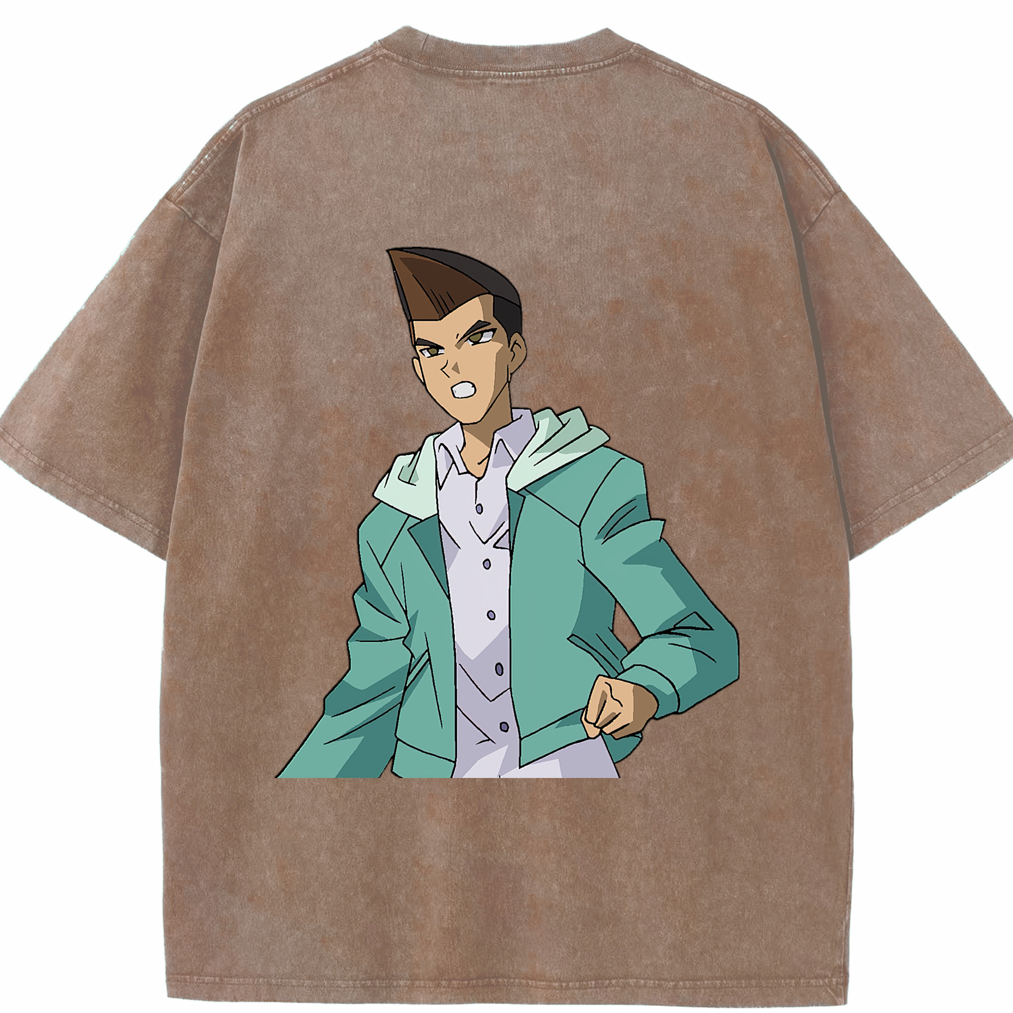 （画像用） 遊☆戯☆王 Yu-Gi-Oh! 綿100% ヴィンテージ風 半袖Tシャツ（背面プリント）
