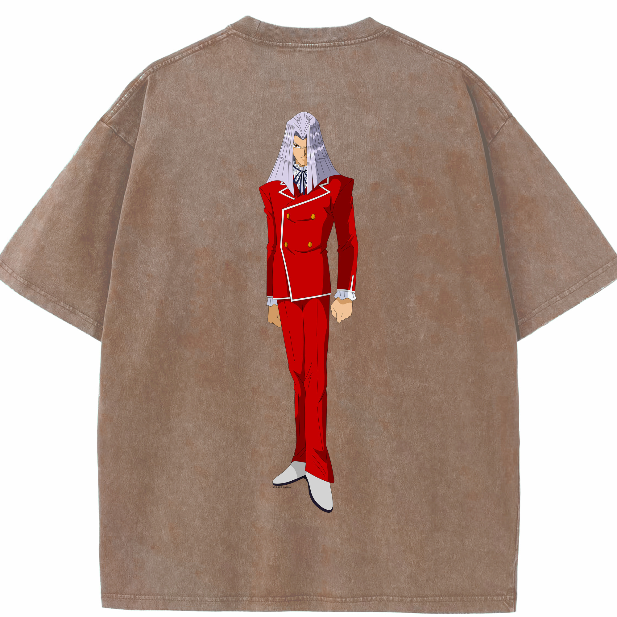 （画像用） 遊☆戯☆王 Yu-Gi-Oh! 綿100% ヴィンテージ風 半袖Tシャツ（背面プリント）