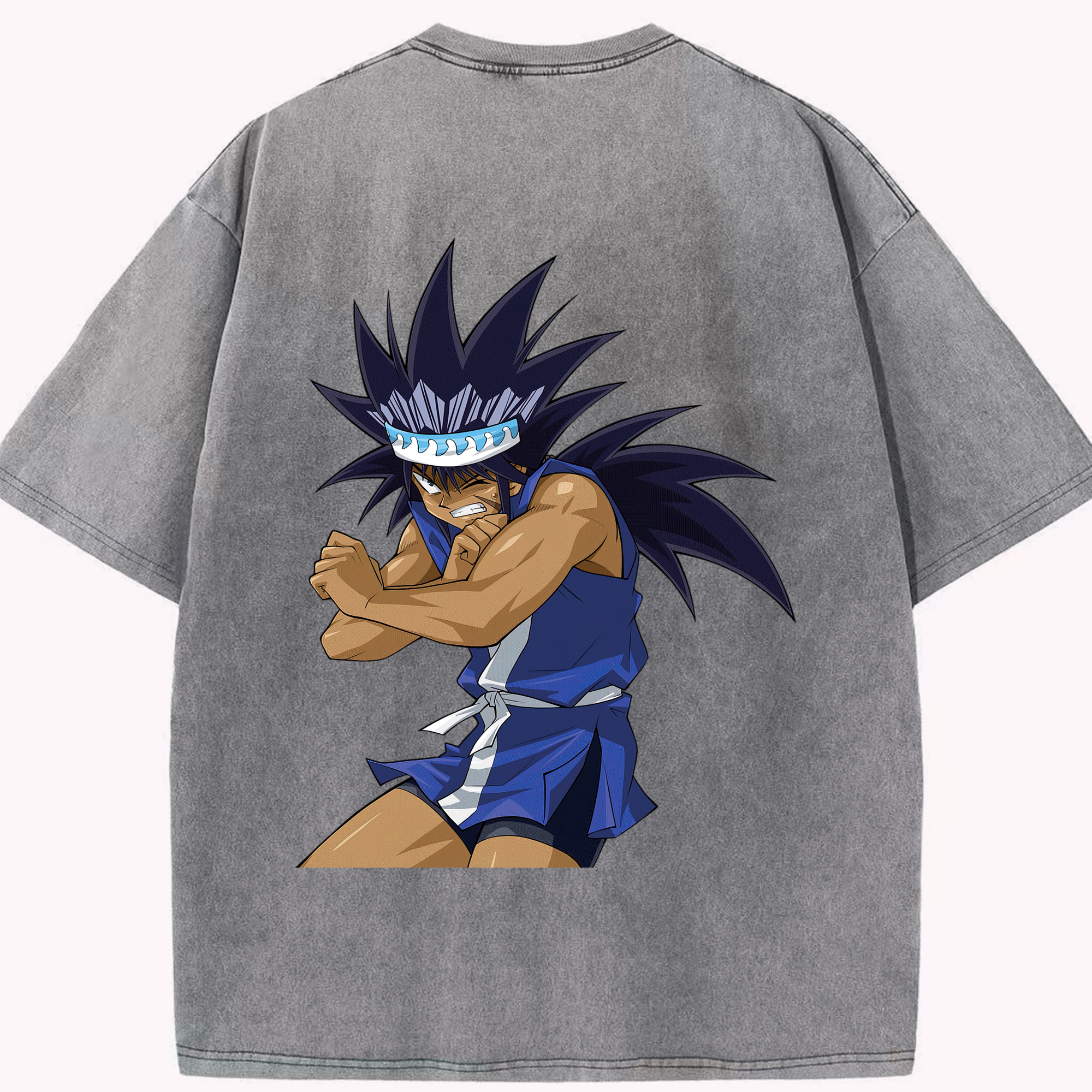 （画像用） 遊☆戯☆王 Yu-Gi-Oh! 綿100% ヴィンテージ風 半袖Tシャツ（背面プリント）