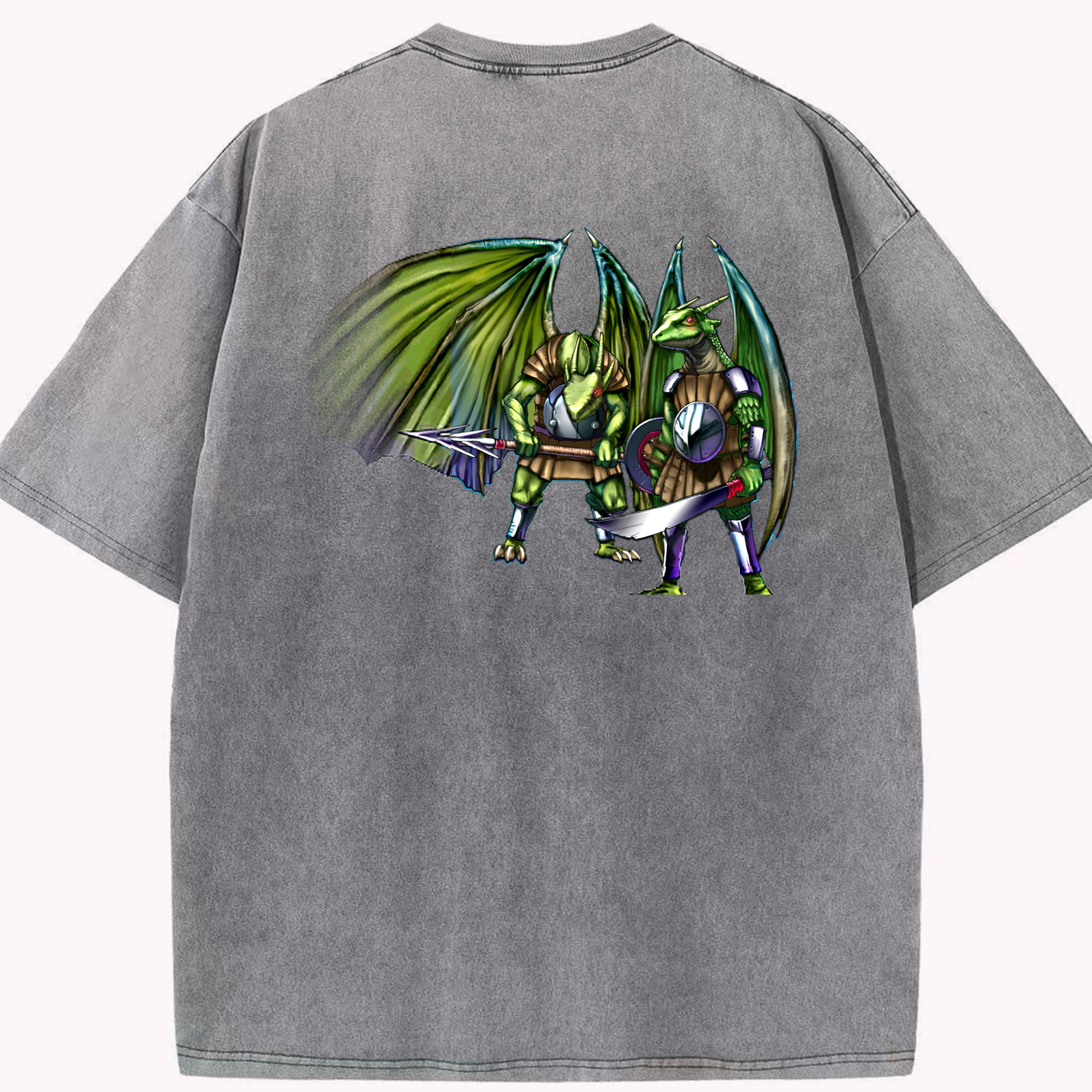 （画像用） 遊☆戯☆王 Yu-Gi-Oh! 綿100% ヴィンテージ風 半袖Tシャツ（背面プリント）