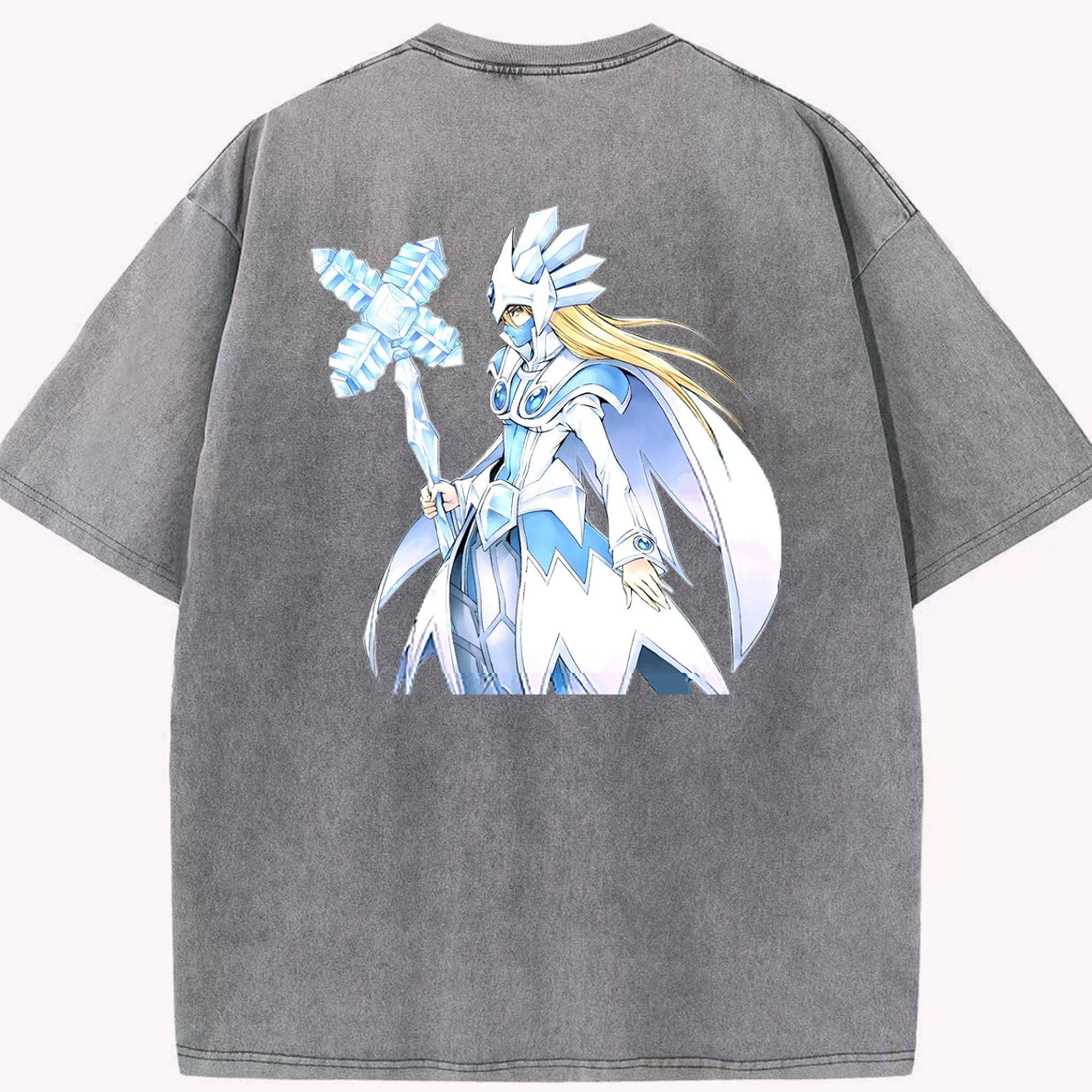 （画像用） 遊☆戯☆王 Yu-Gi-Oh! 綿100% ヴィンテージ風 半袖Tシャツ（背面プリント）