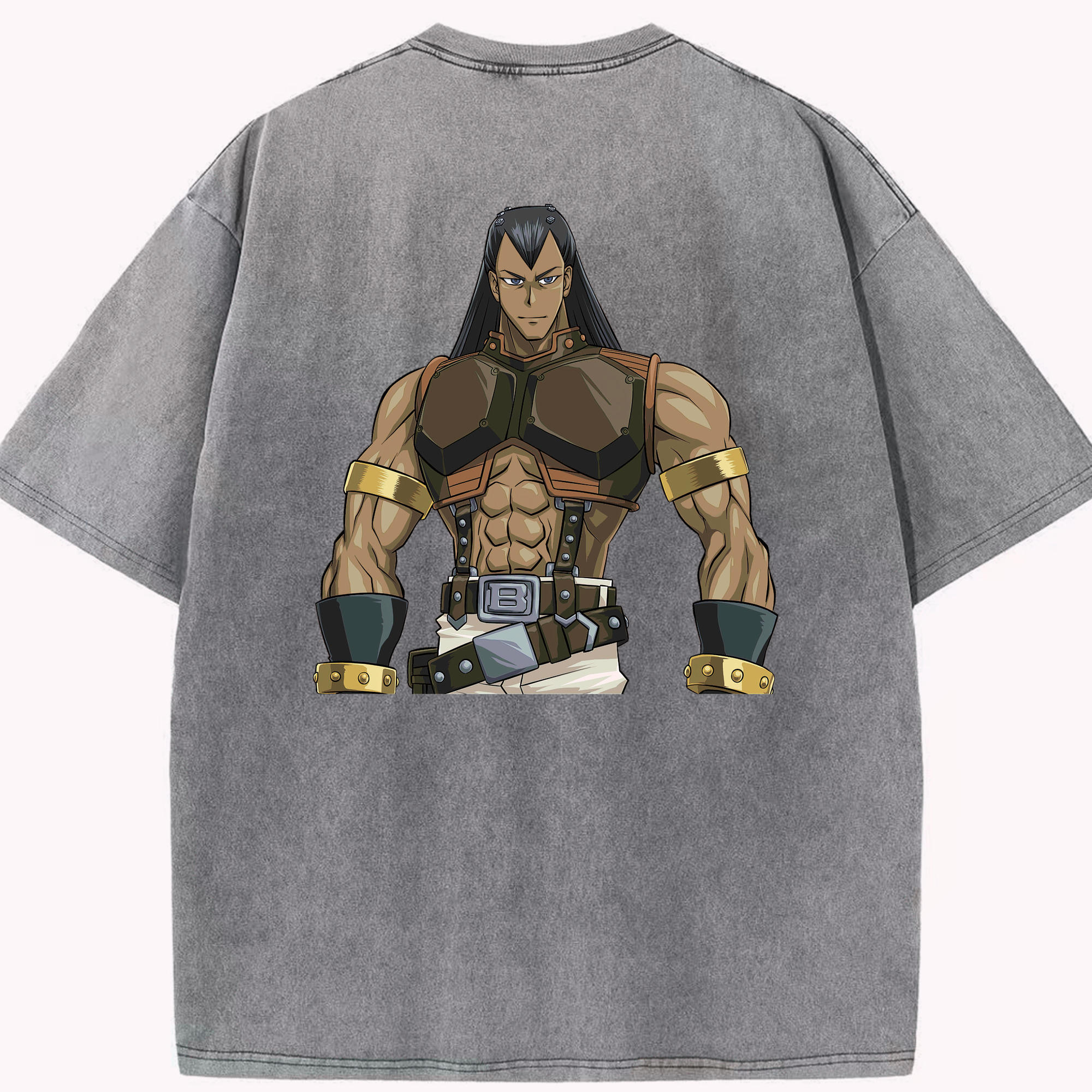 （画像用） 遊☆戯☆王 Yu-Gi-Oh! 綿100% ヴィンテージ風 半袖Tシャツ（背面プリント）