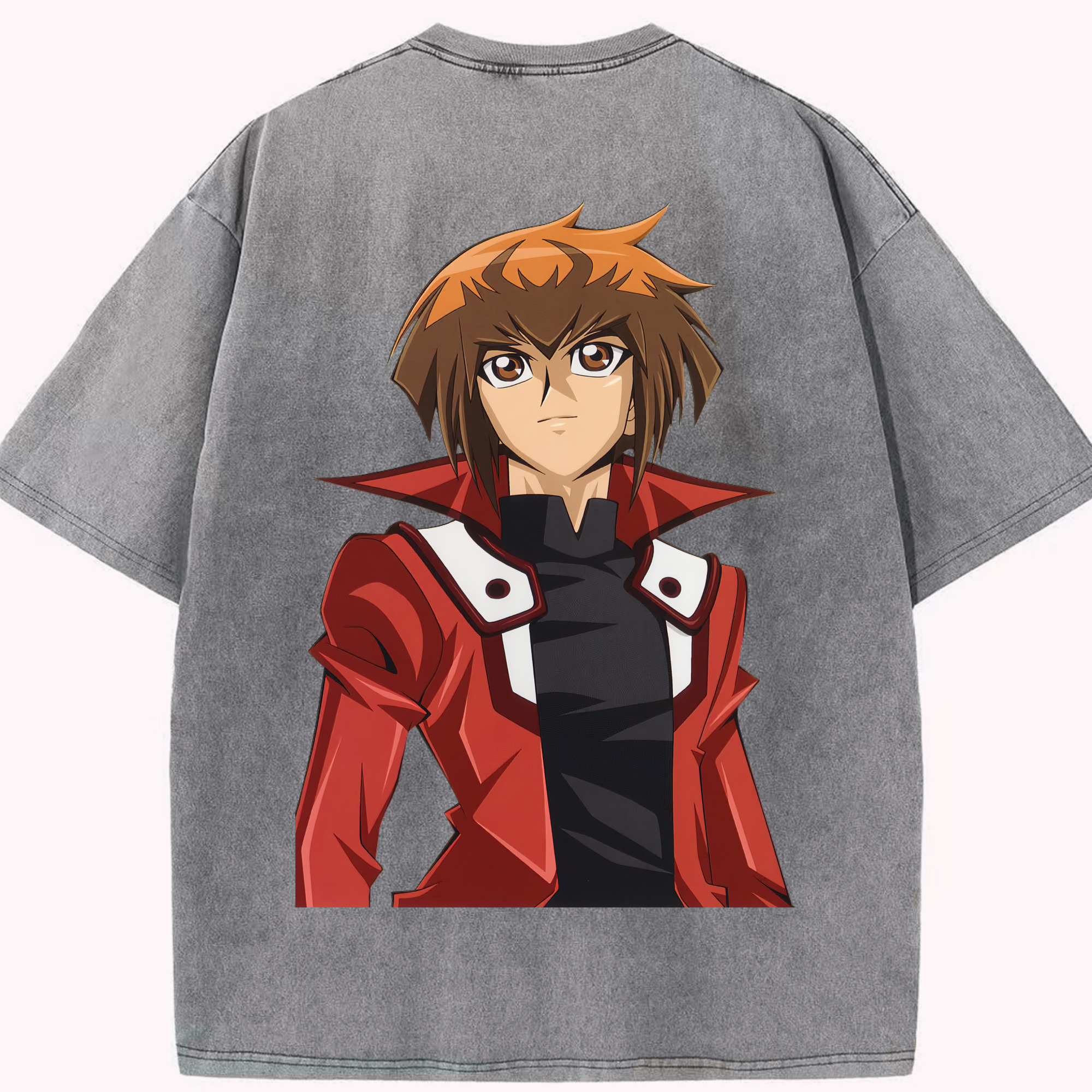 （画像用） 遊☆戯☆王 Yu-Gi-Oh! 綿100% ヴィンテージ風 半袖Tシャツ（背面プリント）