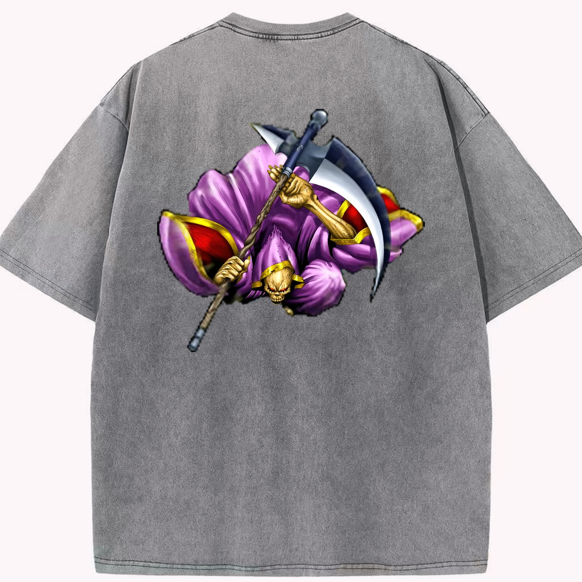 （画像用） 遊☆戯☆王 Yu-Gi-Oh! 綿100% ヴィンテージ風 半袖Tシャツ（背面プリント）