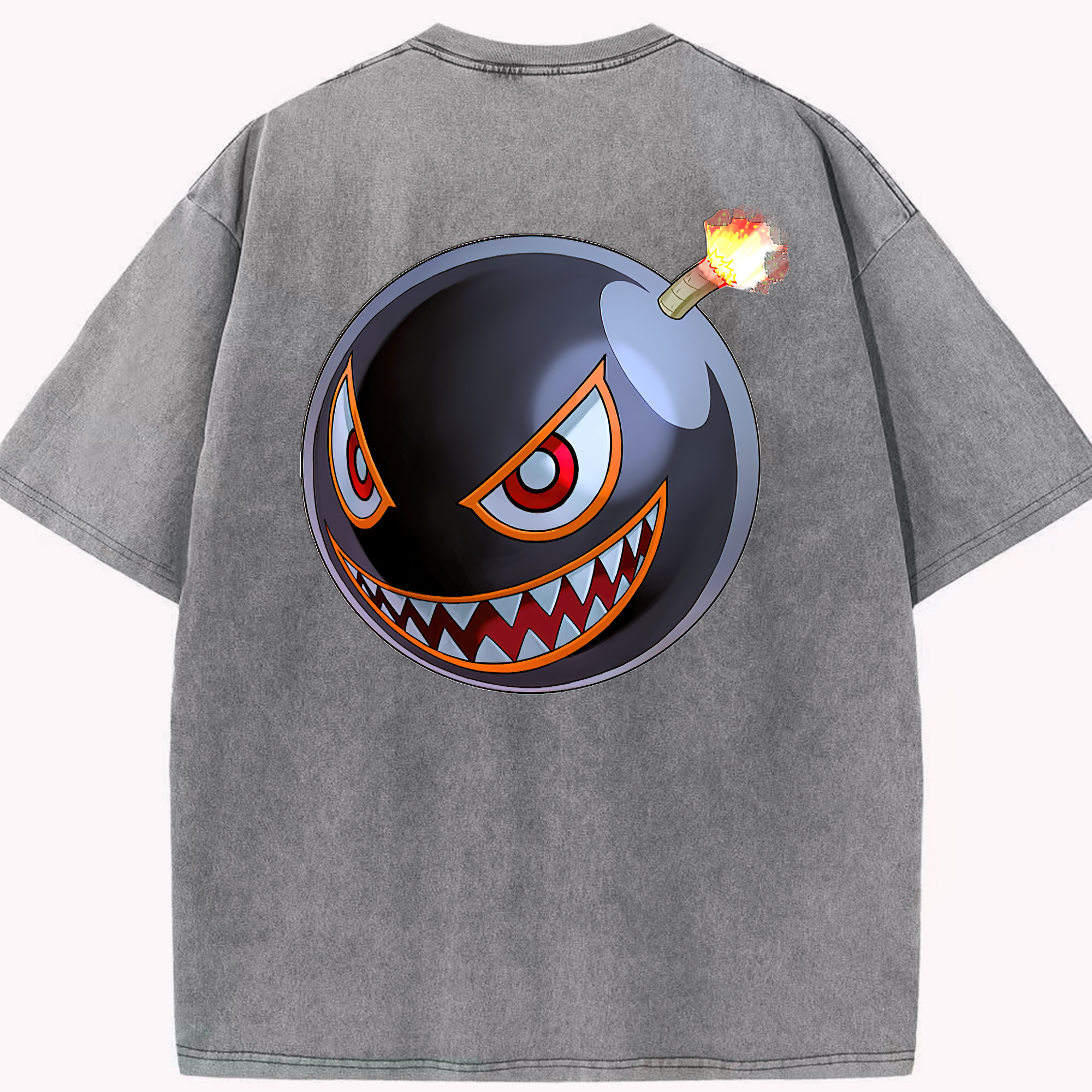 （画像用） 遊☆戯☆王 Yu-Gi-Oh! 綿100% ヴィンテージ風 半袖Tシャツ（背面プリント）