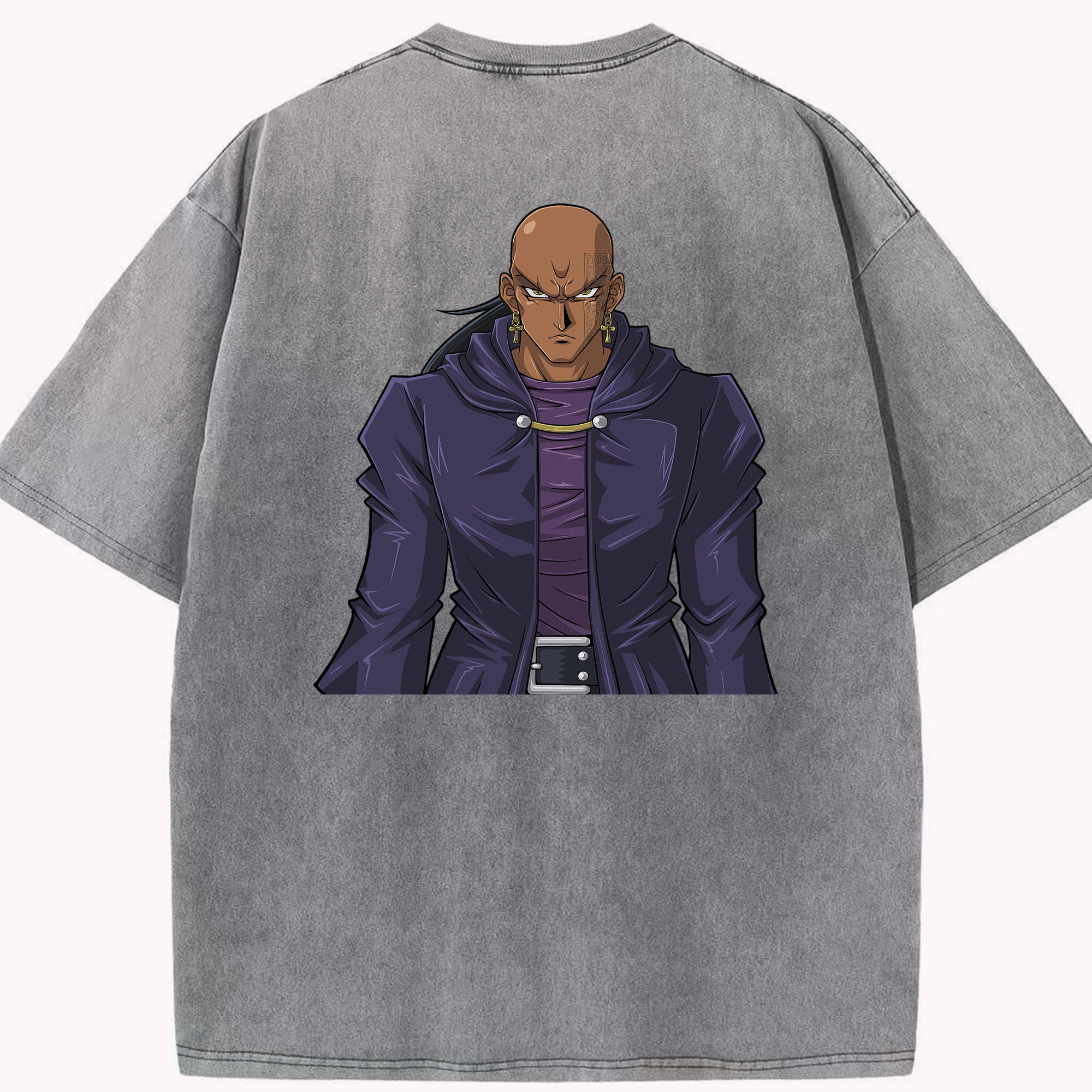 （画像用） 遊☆戯☆王 Yu-Gi-Oh! 綿100% ヴィンテージ風 半袖Tシャツ（背面プリント）