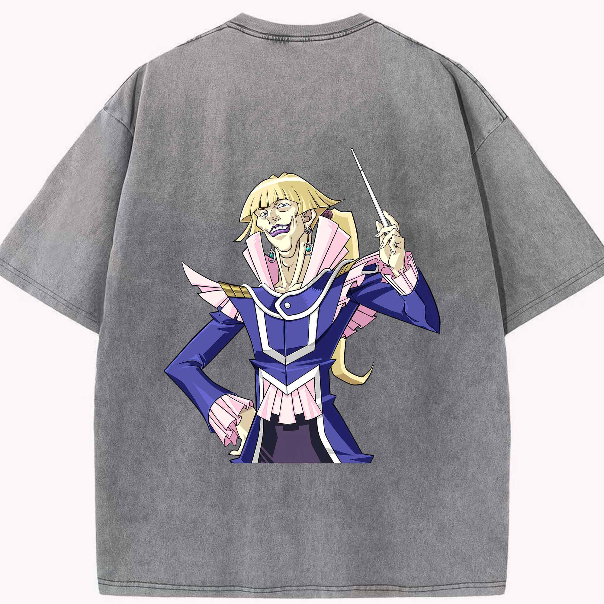 （画像用） 遊☆戯☆王 Yu-Gi-Oh! 綿100% ヴィンテージ風 半袖Tシャツ（背面プリント）