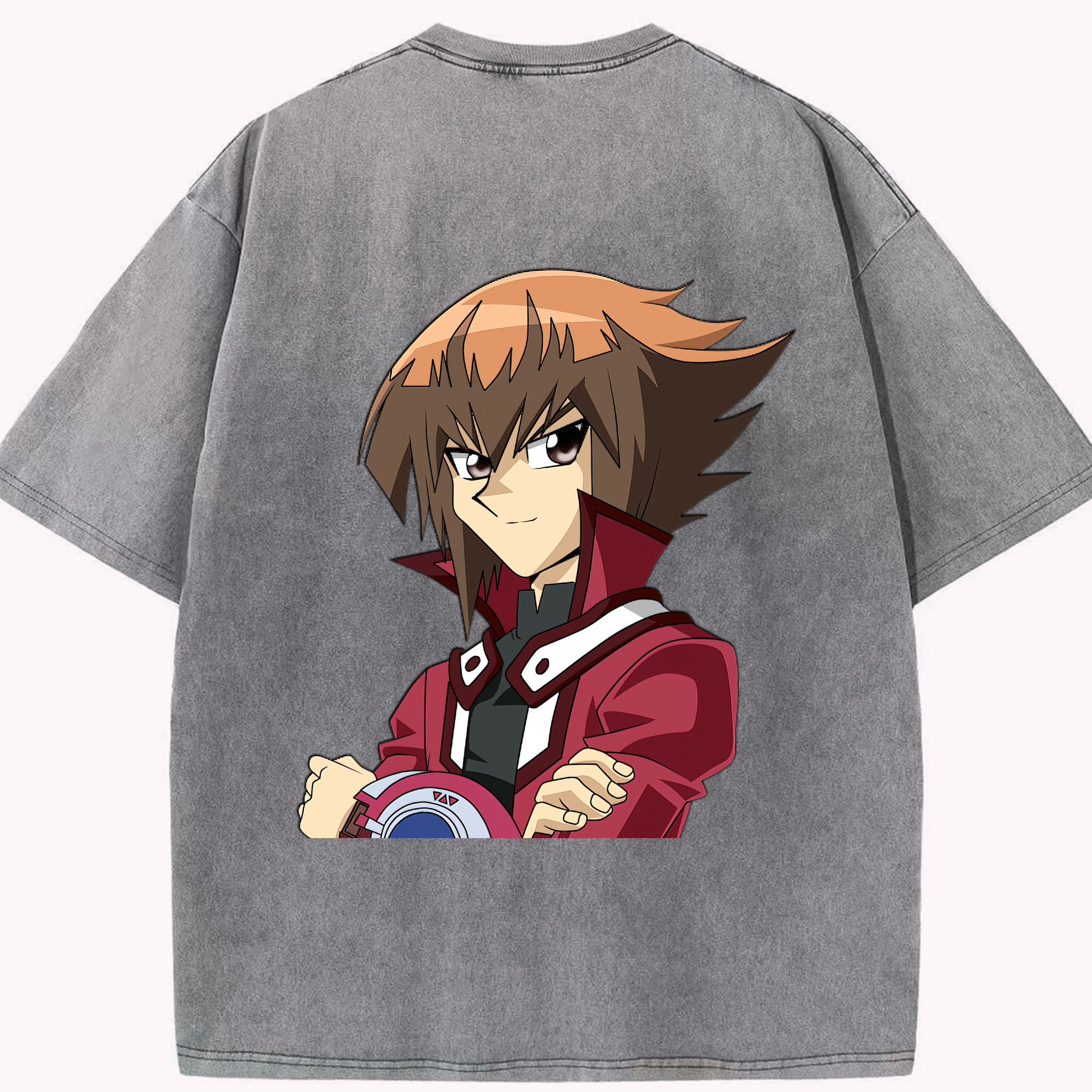 （画像用） 遊☆戯☆王 Yu-Gi-Oh! 綿100% ヴィンテージ風 半袖Tシャツ（背面プリント）