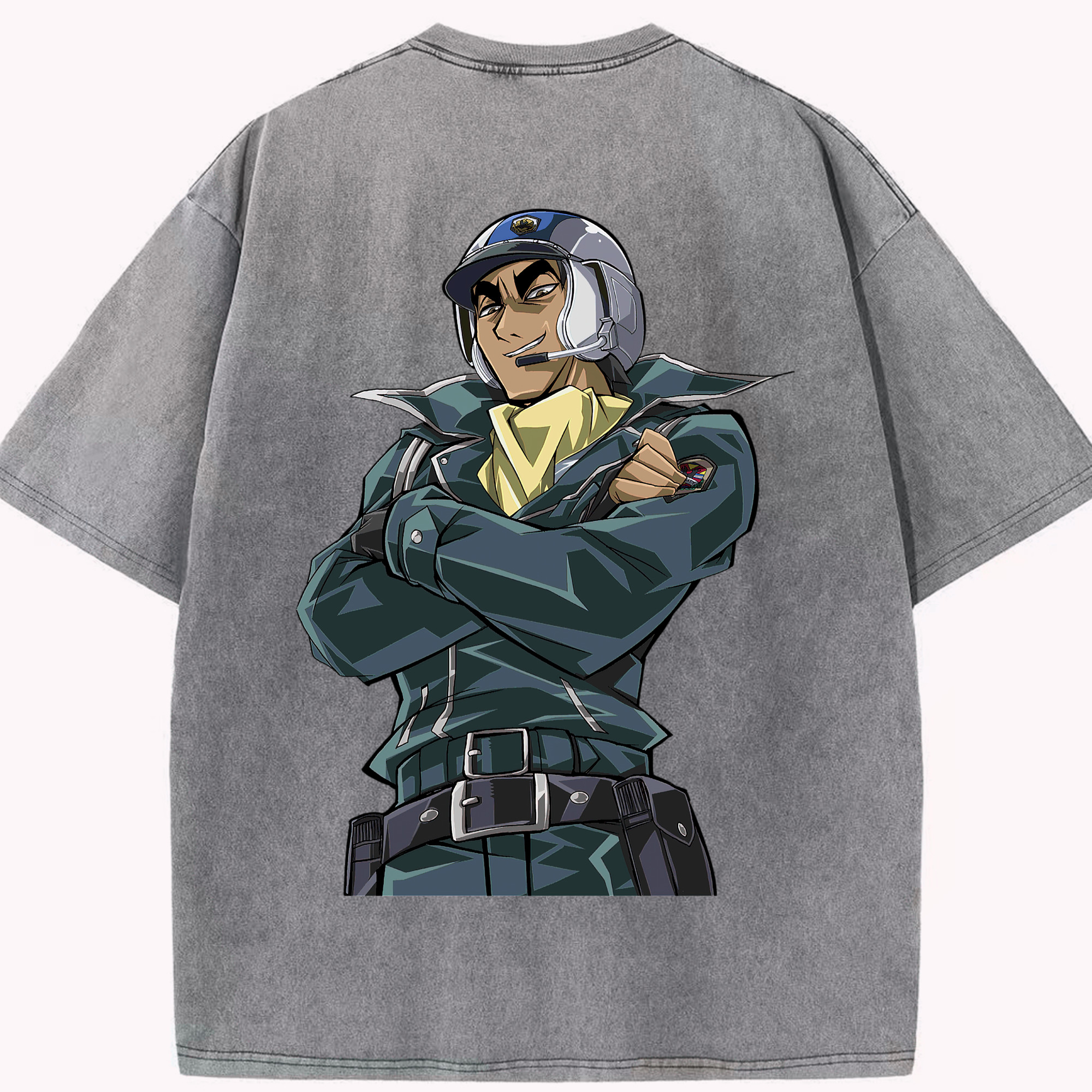 （画像用） 遊☆戯☆王 Yu-Gi-Oh! 綿100% ヴィンテージ風 半袖Tシャツ（背面プリント）