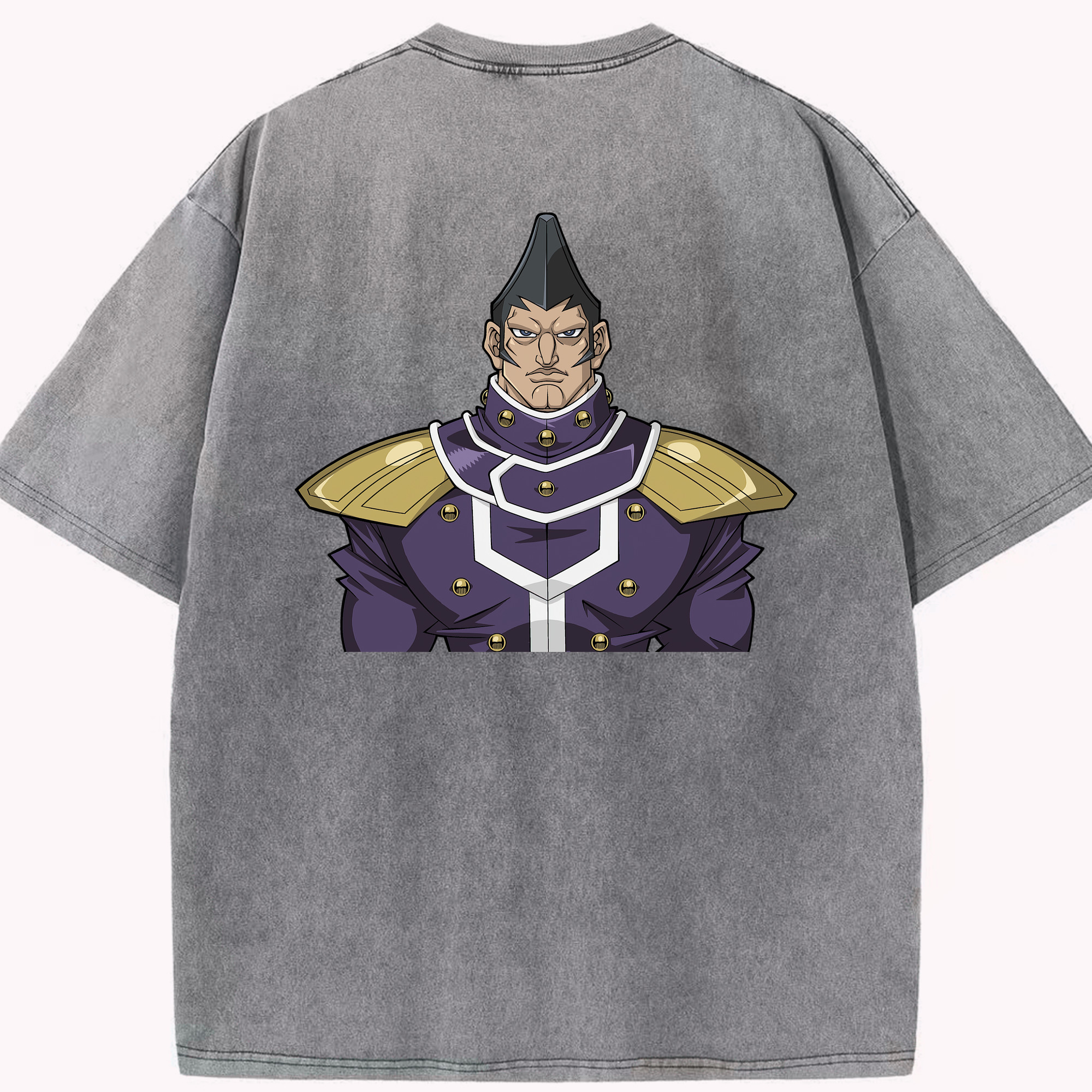 （画像用） 遊☆戯☆王 Yu-Gi-Oh! 綿100% ヴィンテージ風 半袖Tシャツ（背面プリント）