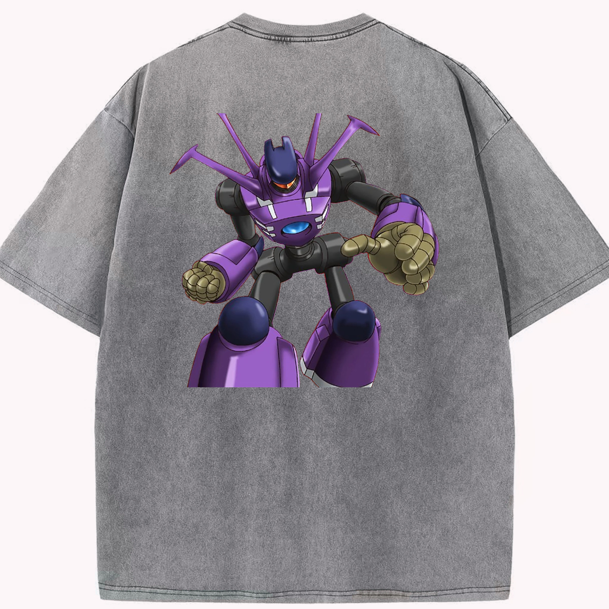 （画像用） 遊☆戯☆王 Yu-Gi-Oh! 綿100% ヴィンテージ風 半袖Tシャツ（背面プリント）
