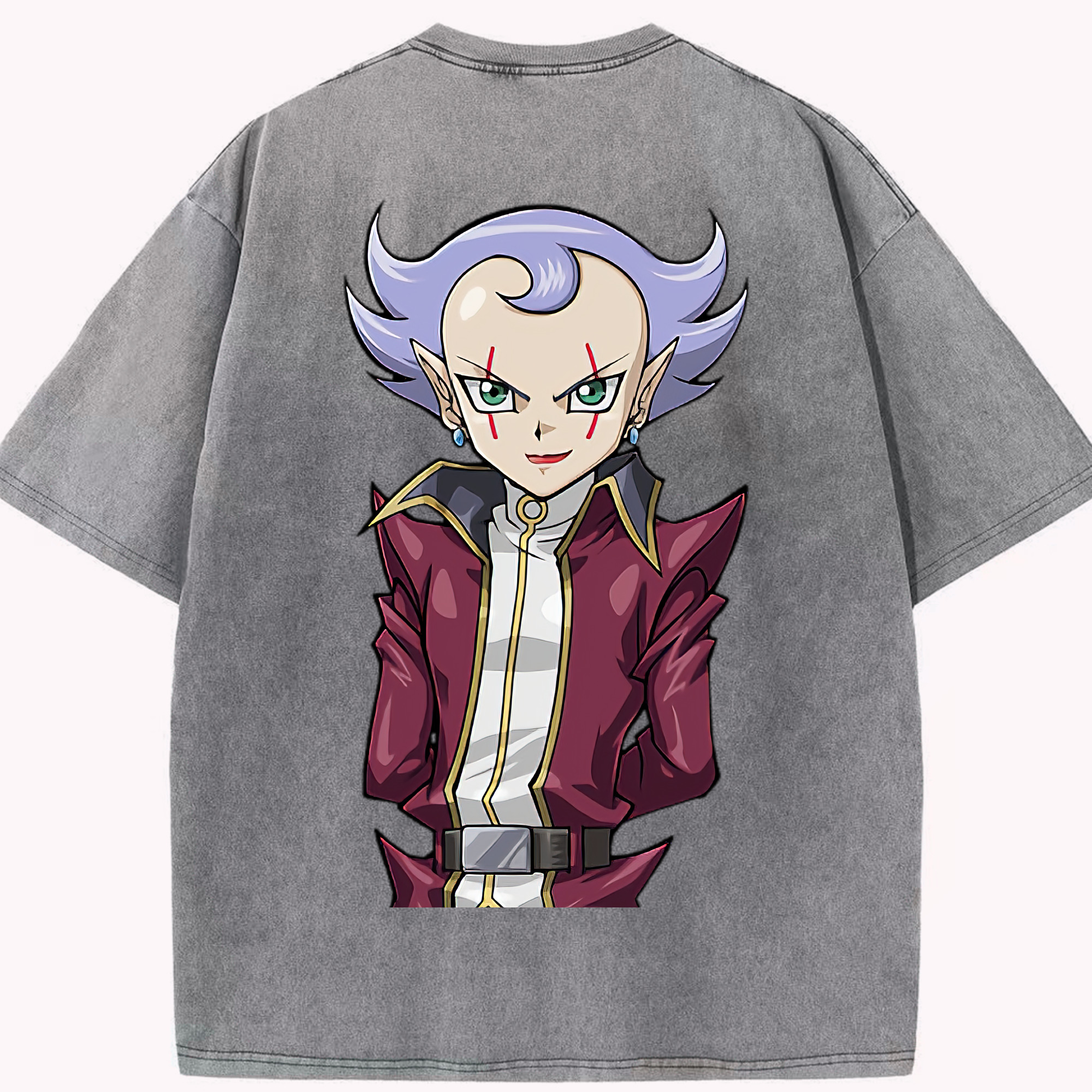 （画像用） 遊☆戯☆王 Yu-Gi-Oh! 綿100% ヴィンテージ風 半袖Tシャツ（背面プリント）
