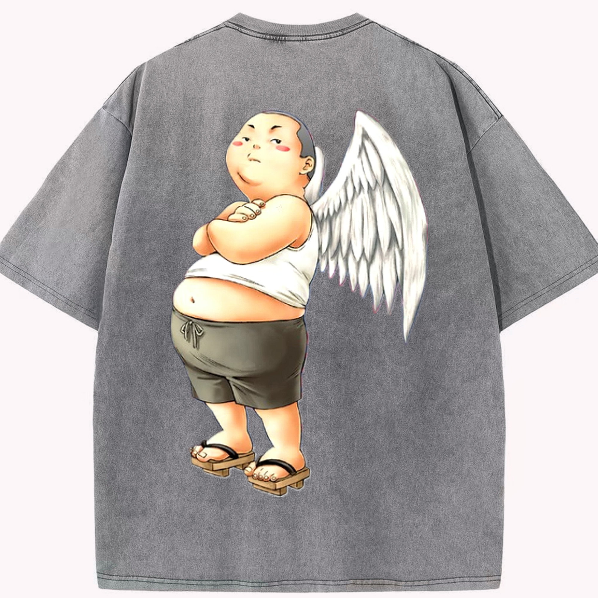 （画像用） 遊☆戯☆王 Yu-Gi-Oh! 綿100% ヴィンテージ風 半袖Tシャツ（背面プリント）