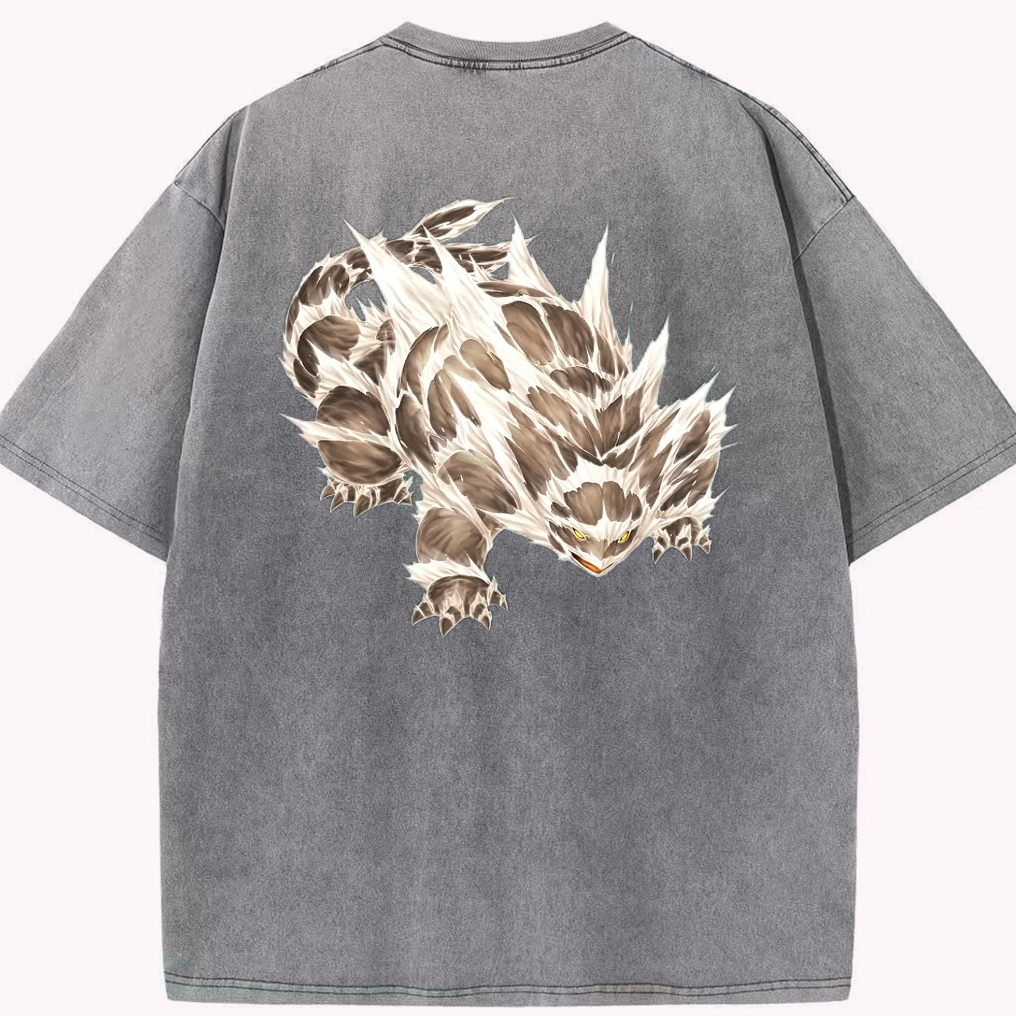（画像用） 遊☆戯☆王 Yu-Gi-Oh! 綿100% ヴィンテージ風 半袖Tシャツ（背面プリント）