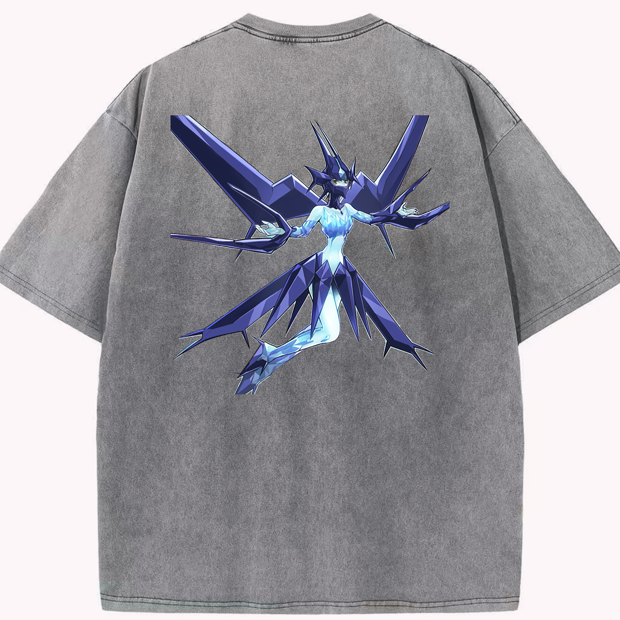（画像用） 遊☆戯☆王 Yu-Gi-Oh! 綿100% ヴィンテージ風 半袖Tシャツ（背面プリント）