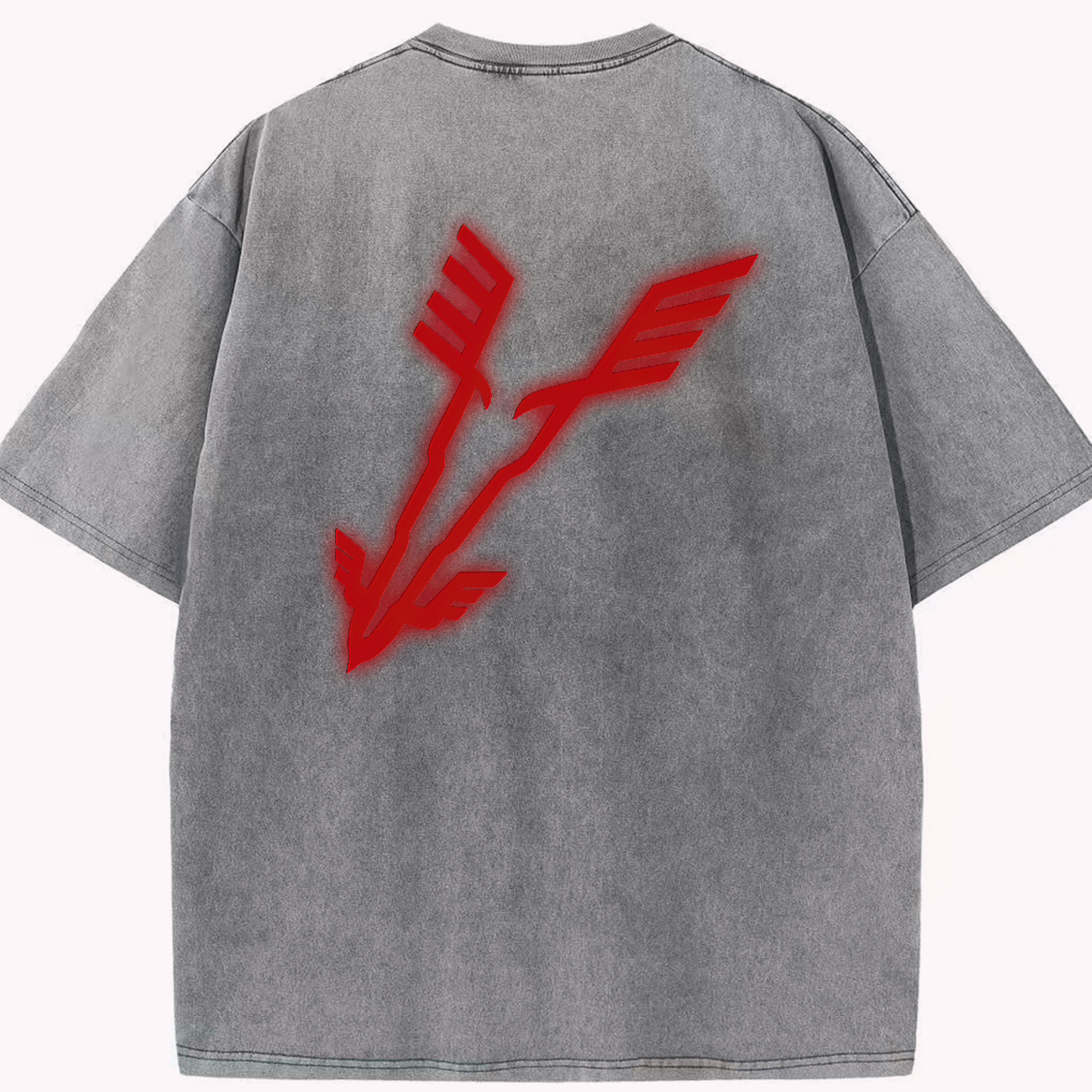 （画像用） 遊☆戯☆王 Yu-Gi-Oh! 綿100% ヴィンテージ風 半袖Tシャツ（背面プリント）