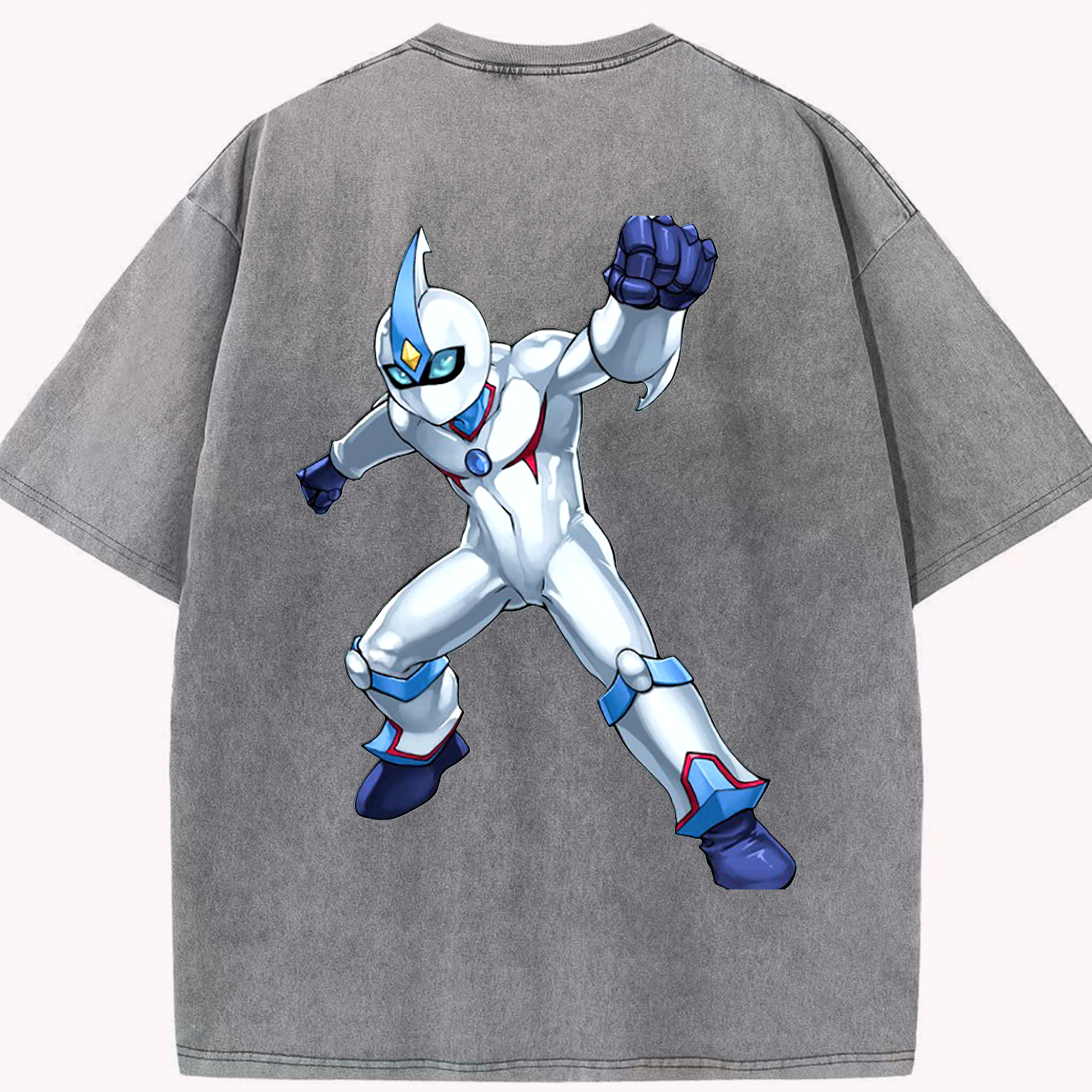 （画像用） 遊☆戯☆王 Yu-Gi-Oh! 綿100% ヴィンテージ風 半袖Tシャツ（背面プリント）