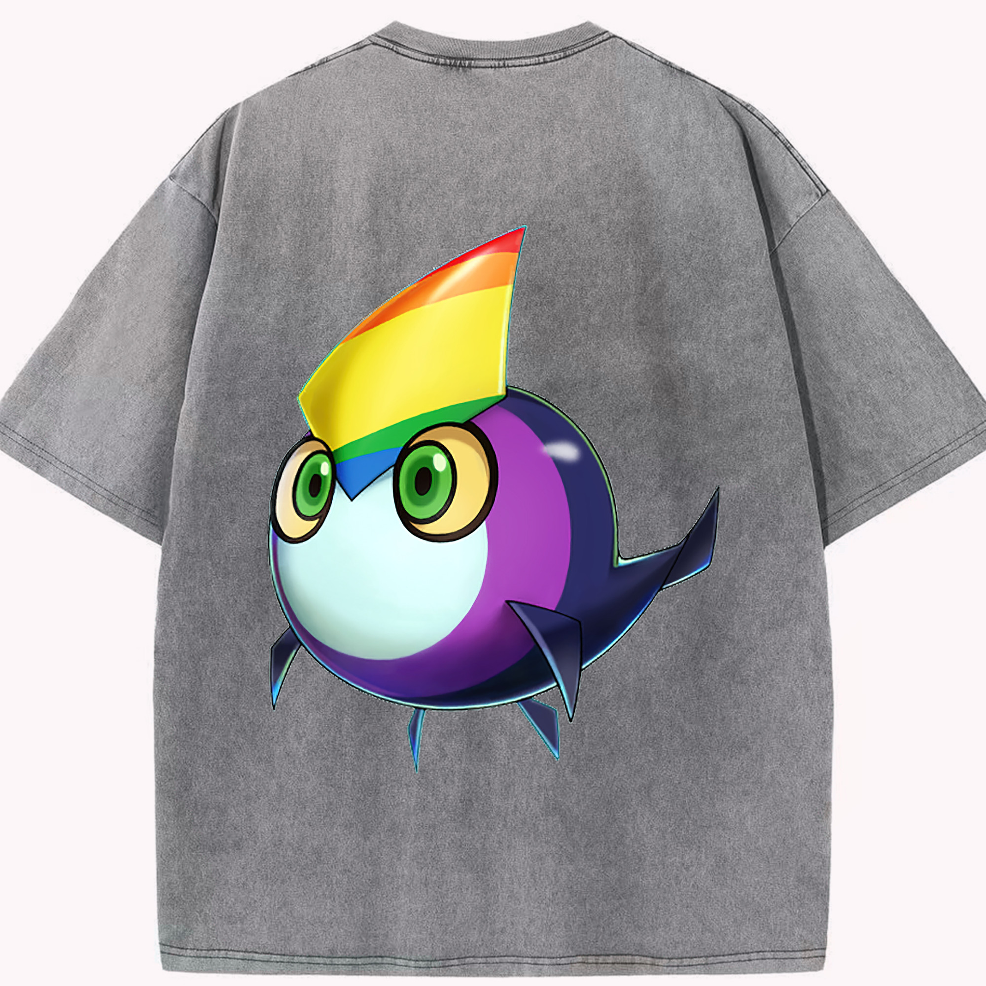 （画像用） 遊☆戯☆王 Yu-Gi-Oh! 綿100% ヴィンテージ風 半袖Tシャツ（背面プリント）