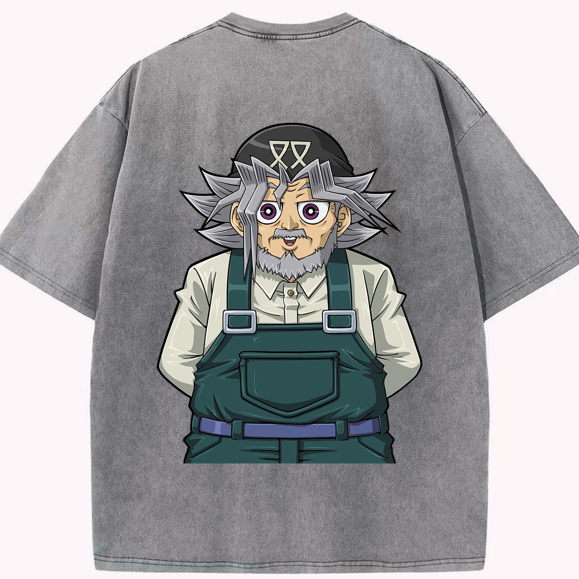 （画像用） 遊☆戯☆王 Yu-Gi-Oh! 綿100% ヴィンテージ風 半袖Tシャツ（背面プリント）