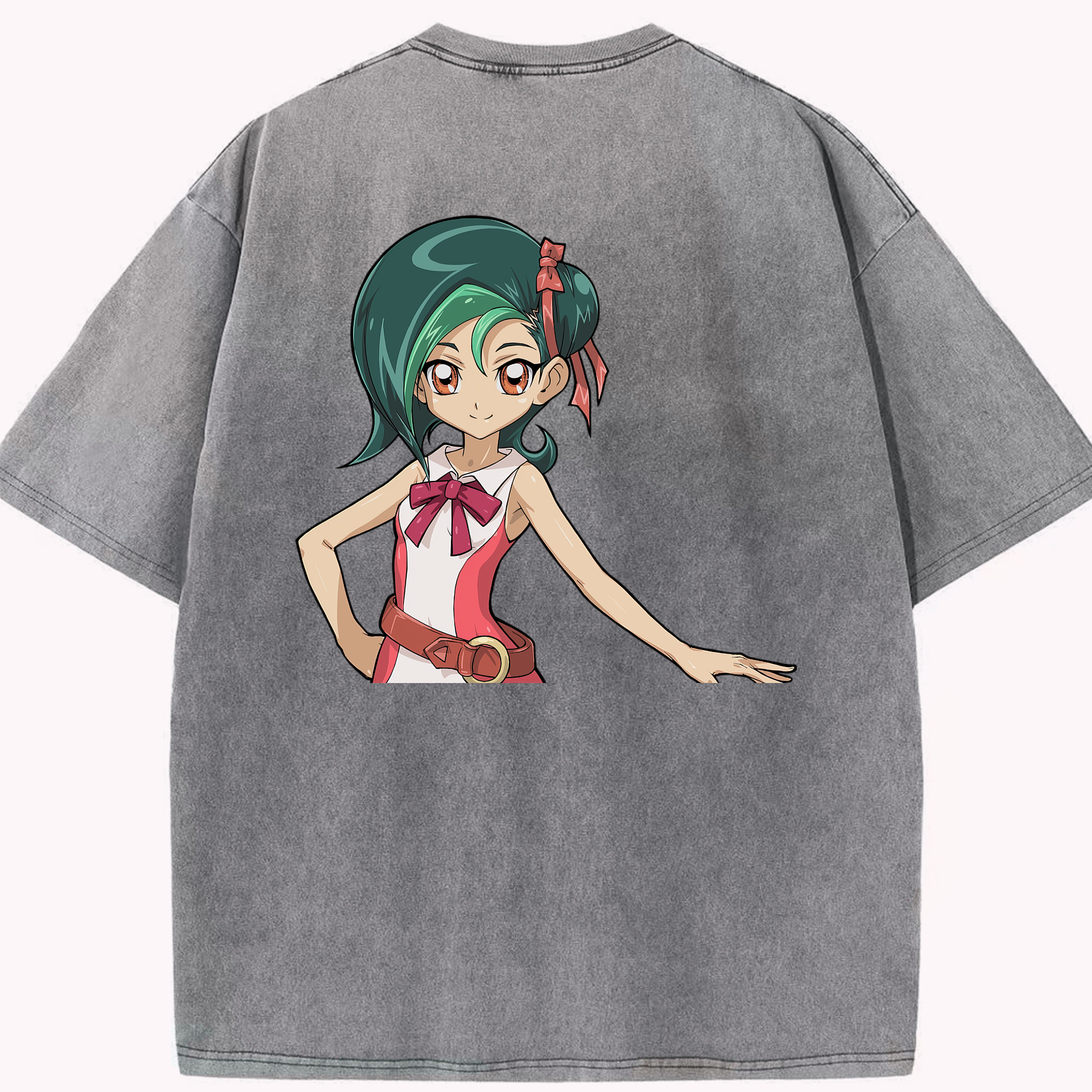 （画像用） 遊☆戯☆王 Yu-Gi-Oh! 綿100% ヴィンテージ風 半袖Tシャツ（背面プリント）