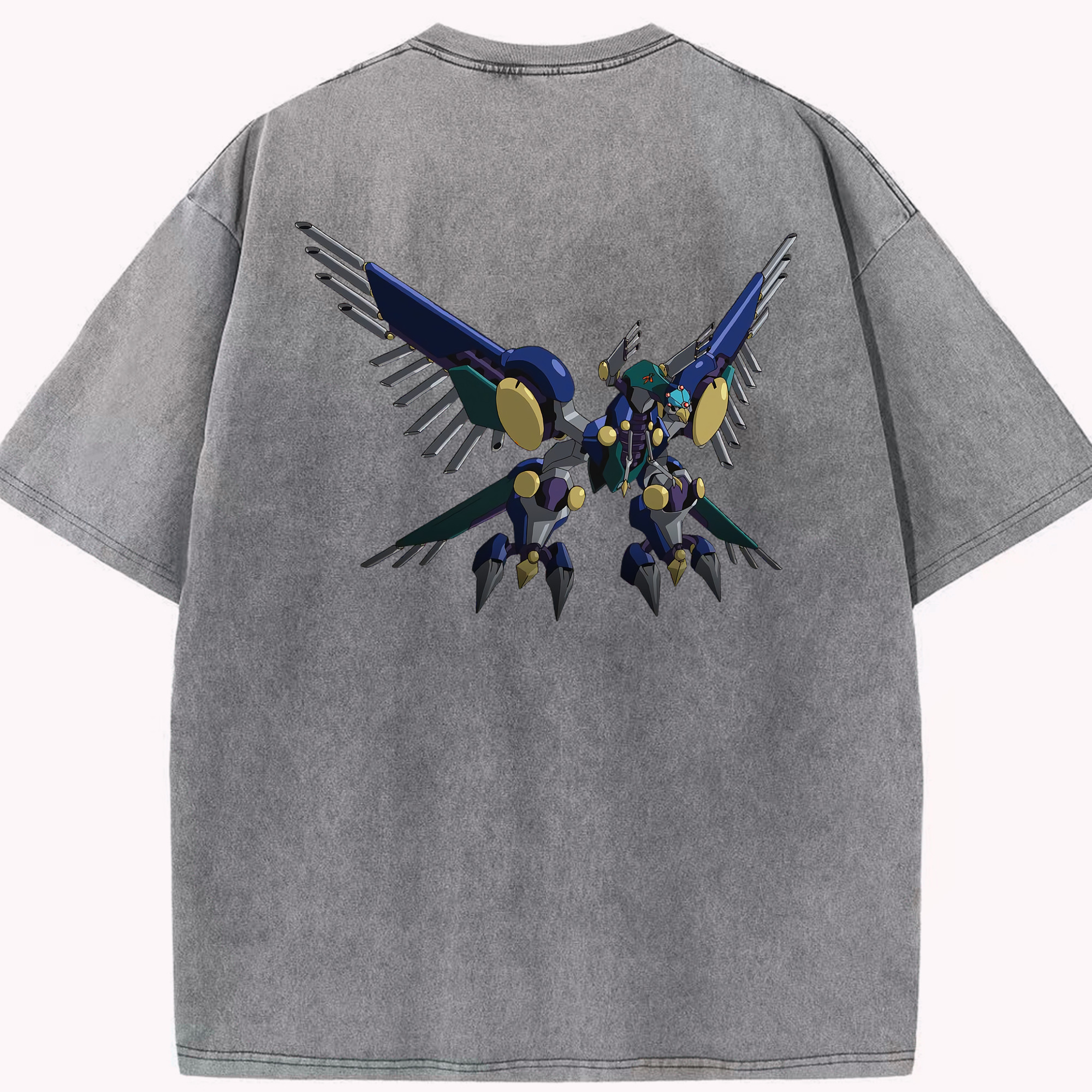 （画像用） 遊☆戯☆王 Yu-Gi-Oh! 綿100% ヴィンテージ風 半袖Tシャツ（背面プリント）