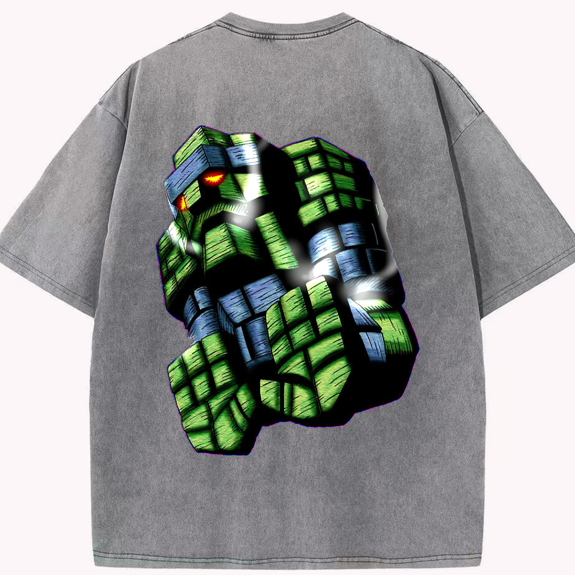 （画像用） 遊☆戯☆王 Yu-Gi-Oh! 綿100% ヴィンテージ風 半袖Tシャツ（背面プリント）