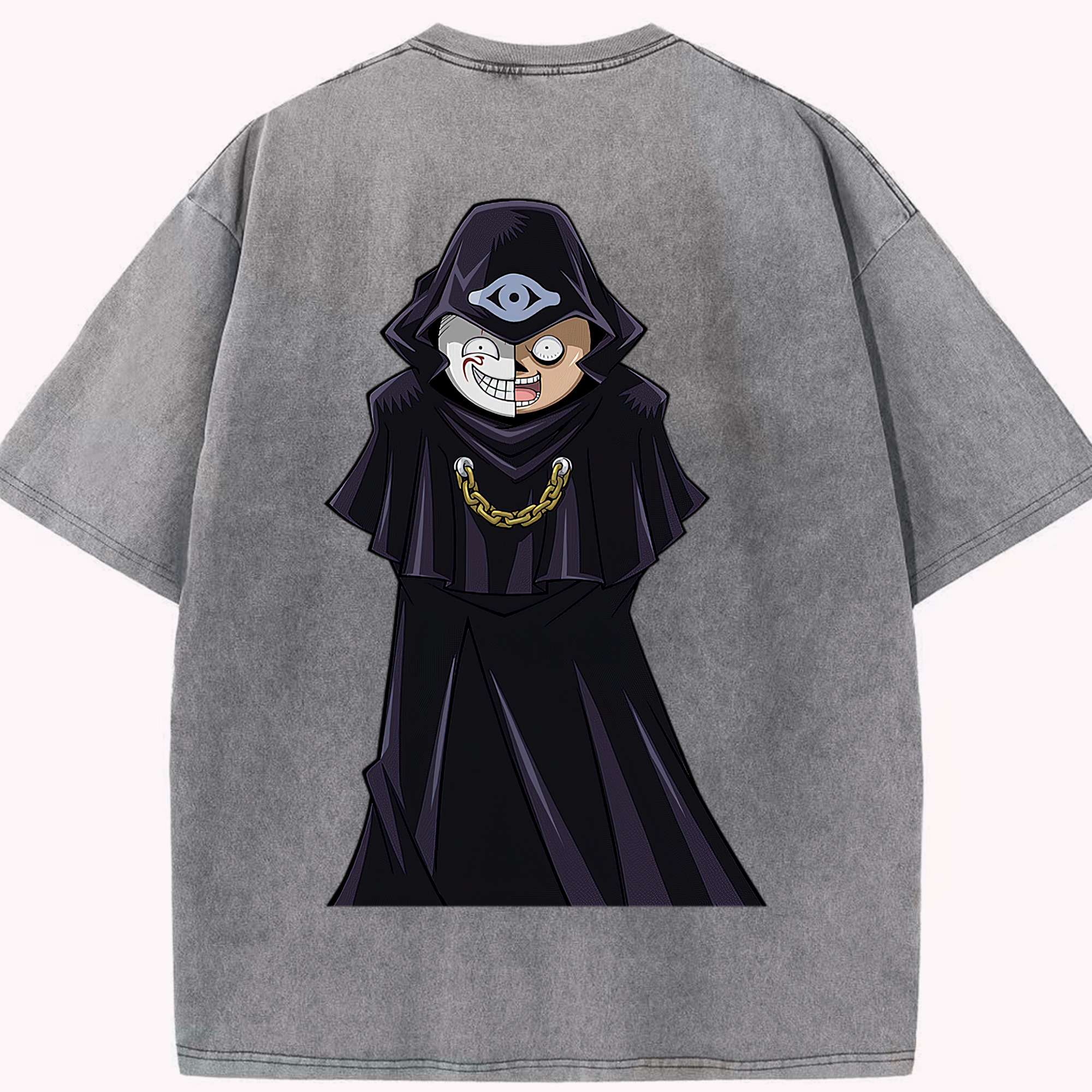 （画像用） 遊☆戯☆王 Yu-Gi-Oh! 綿100% ヴィンテージ風 半袖Tシャツ（背面プリント）