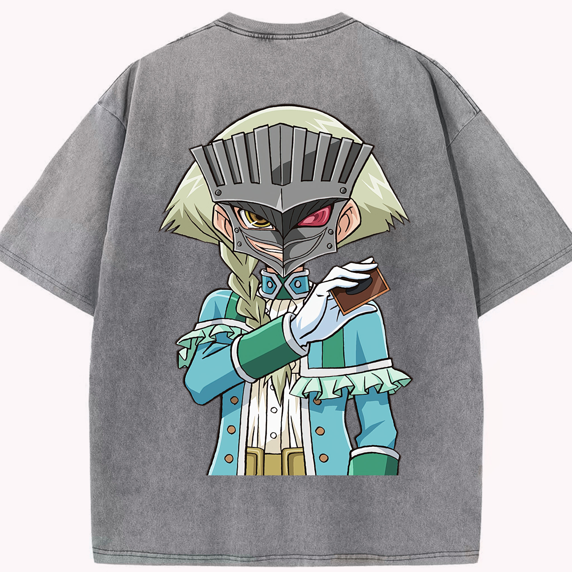 （画像用） 遊☆戯☆王 Yu-Gi-Oh! 綿100% ヴィンテージ風 半袖Tシャツ（背面プリント）