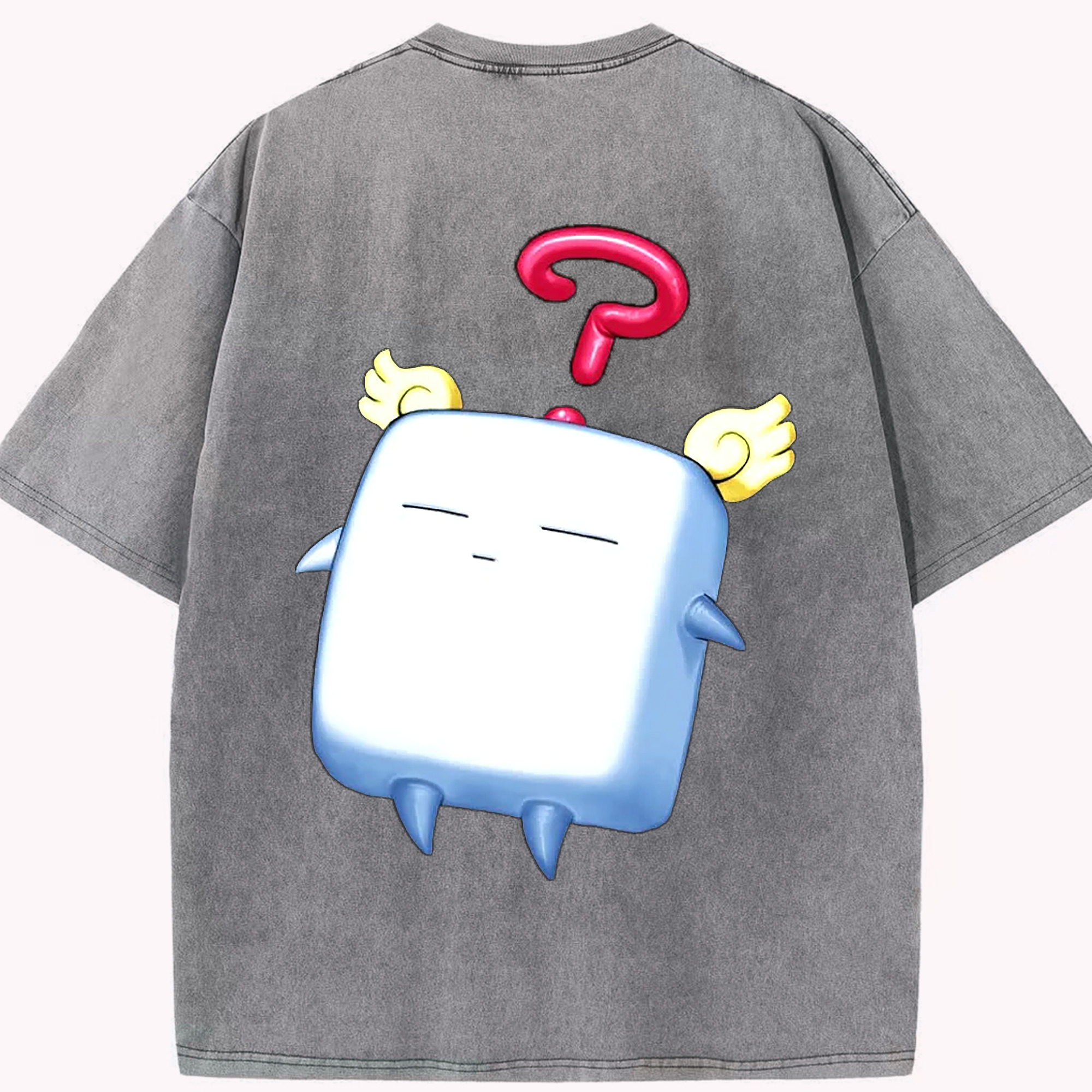 （画像用） 遊☆戯☆王 Yu-Gi-Oh! 綿100% ヴィンテージ風 半袖Tシャツ（背面プリント）