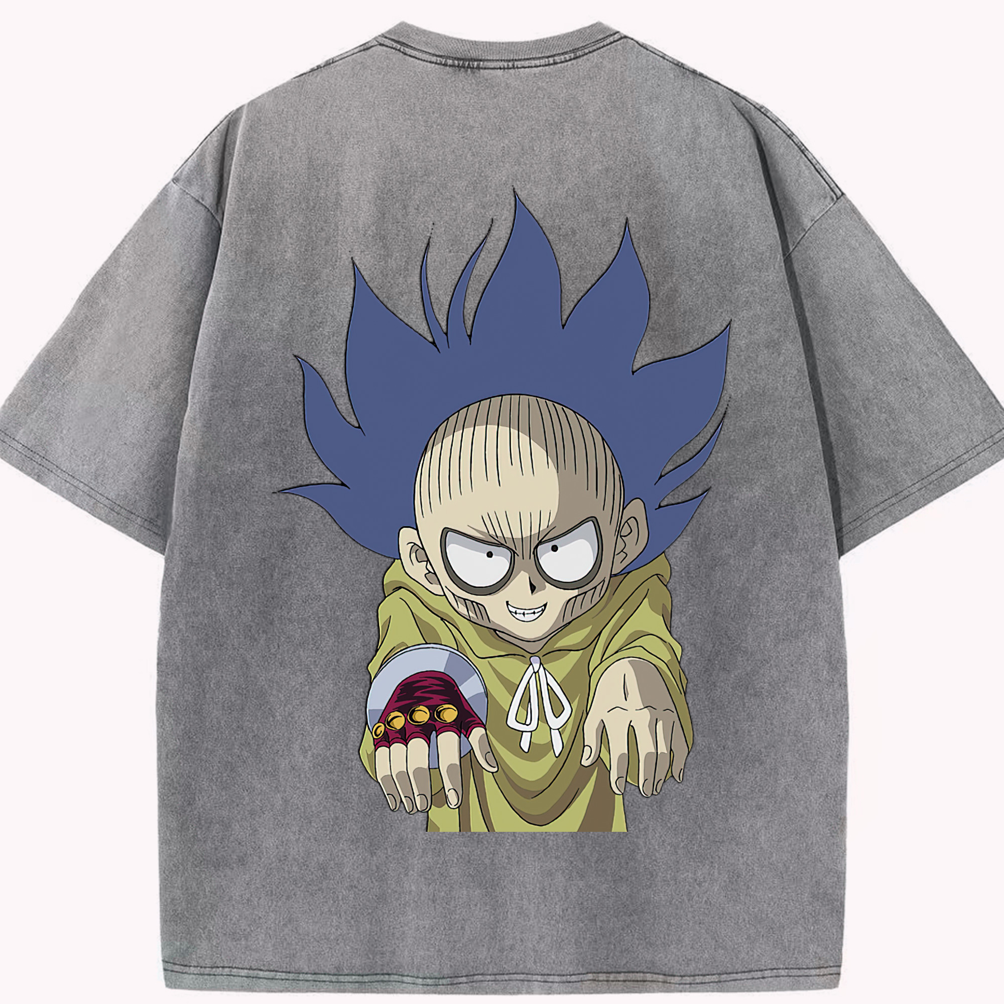（画像用） 遊☆戯☆王 Yu-Gi-Oh! 綿100% ヴィンテージ風 半袖Tシャツ（背面プリント）