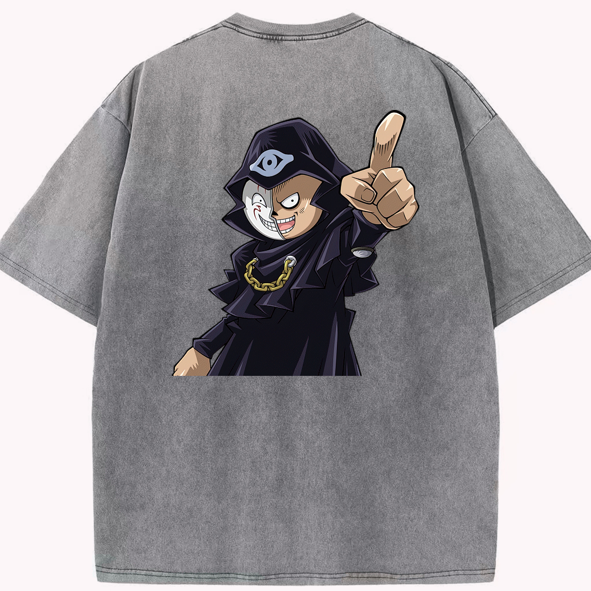（画像用） 遊☆戯☆王 Yu-Gi-Oh! 綿100% ヴィンテージ風 半袖Tシャツ（背面プリント）