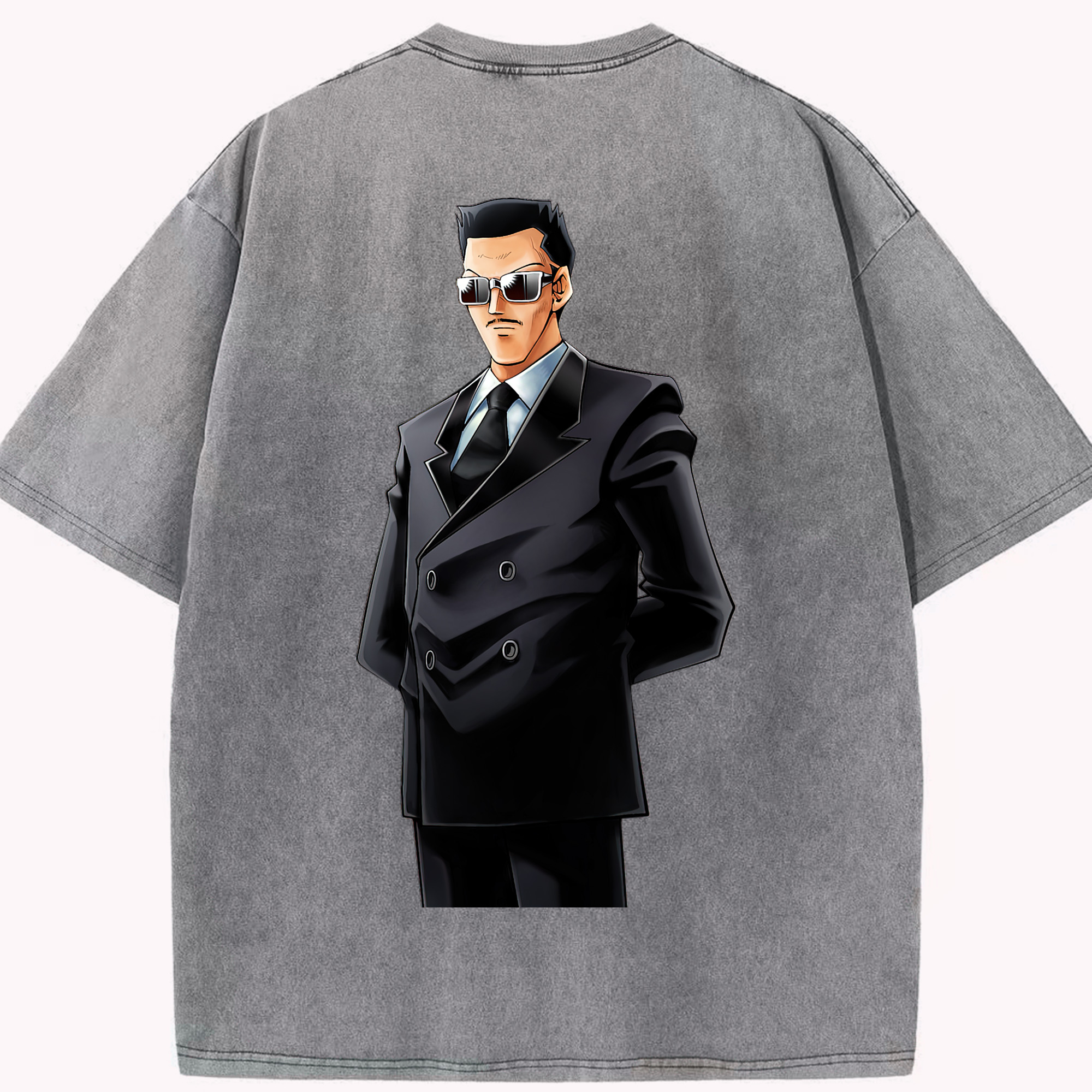 （画像用） 遊☆戯☆王 Yu-Gi-Oh! 綿100% ヴィンテージ風 半袖Tシャツ（背面プリント）