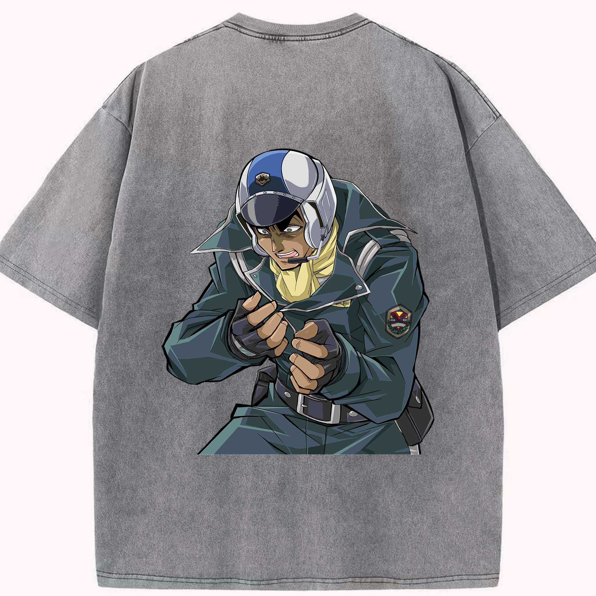 （画像用） 遊☆戯☆王 Yu-Gi-Oh! 綿100% ヴィンテージ風 半袖Tシャツ（背面プリント）