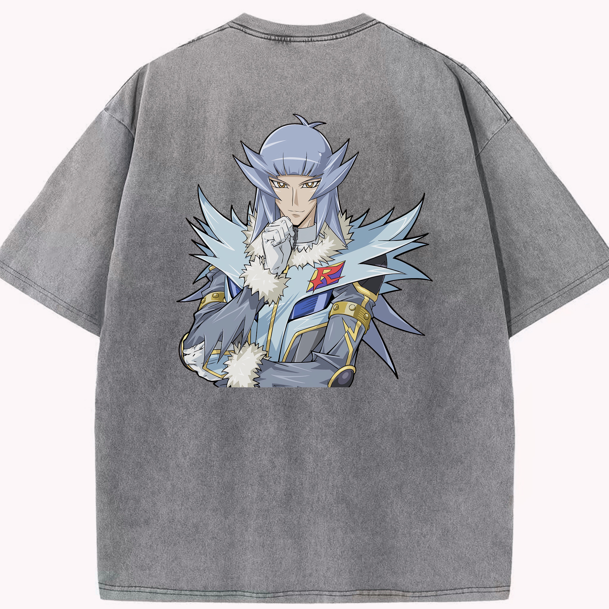 （画像用） 遊☆戯☆王 Yu-Gi-Oh! 綿100% ヴィンテージ風 半袖Tシャツ（背面プリント）