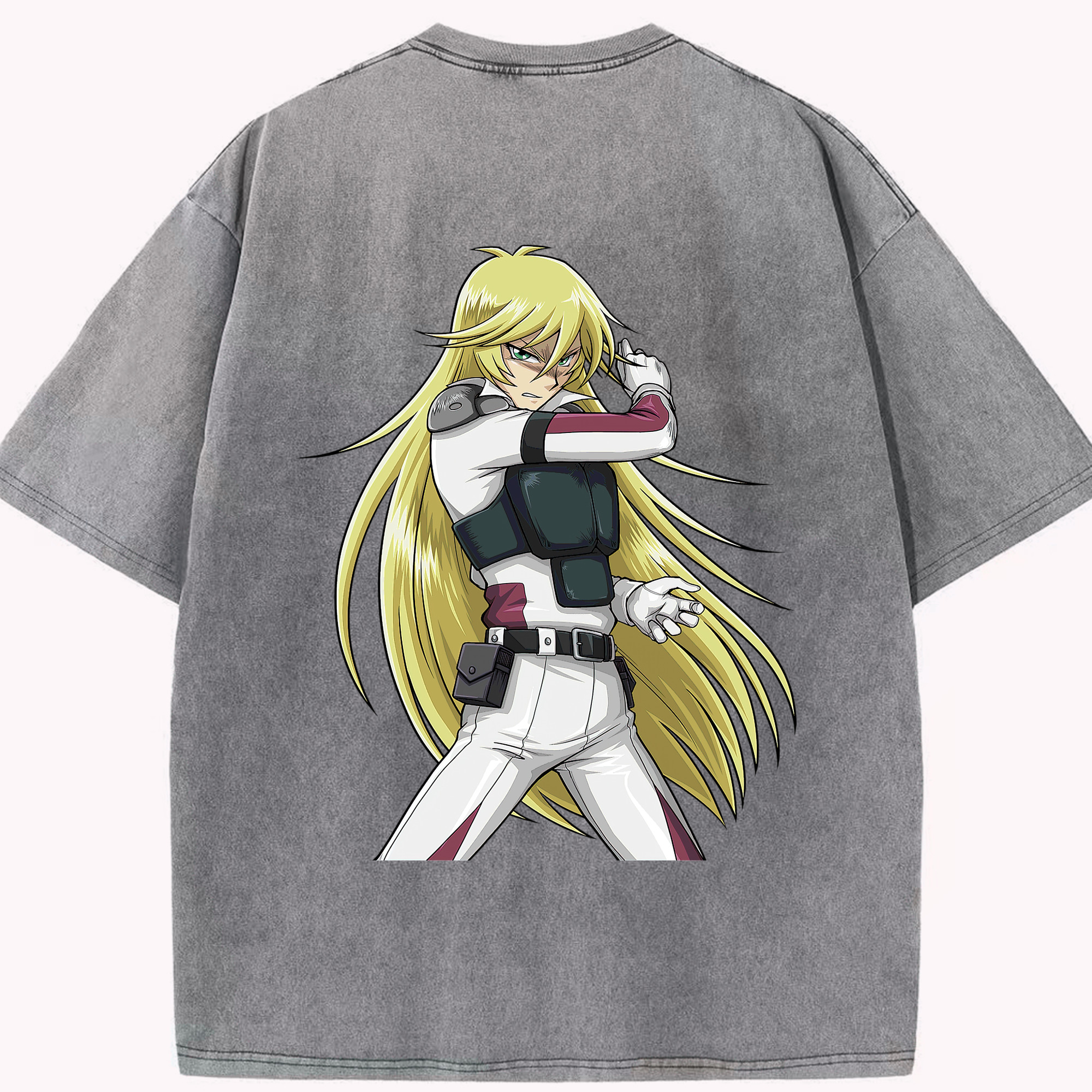 （画像用） 遊☆戯☆王 Yu-Gi-Oh! 綿100% ヴィンテージ風 半袖Tシャツ（背面プリント）